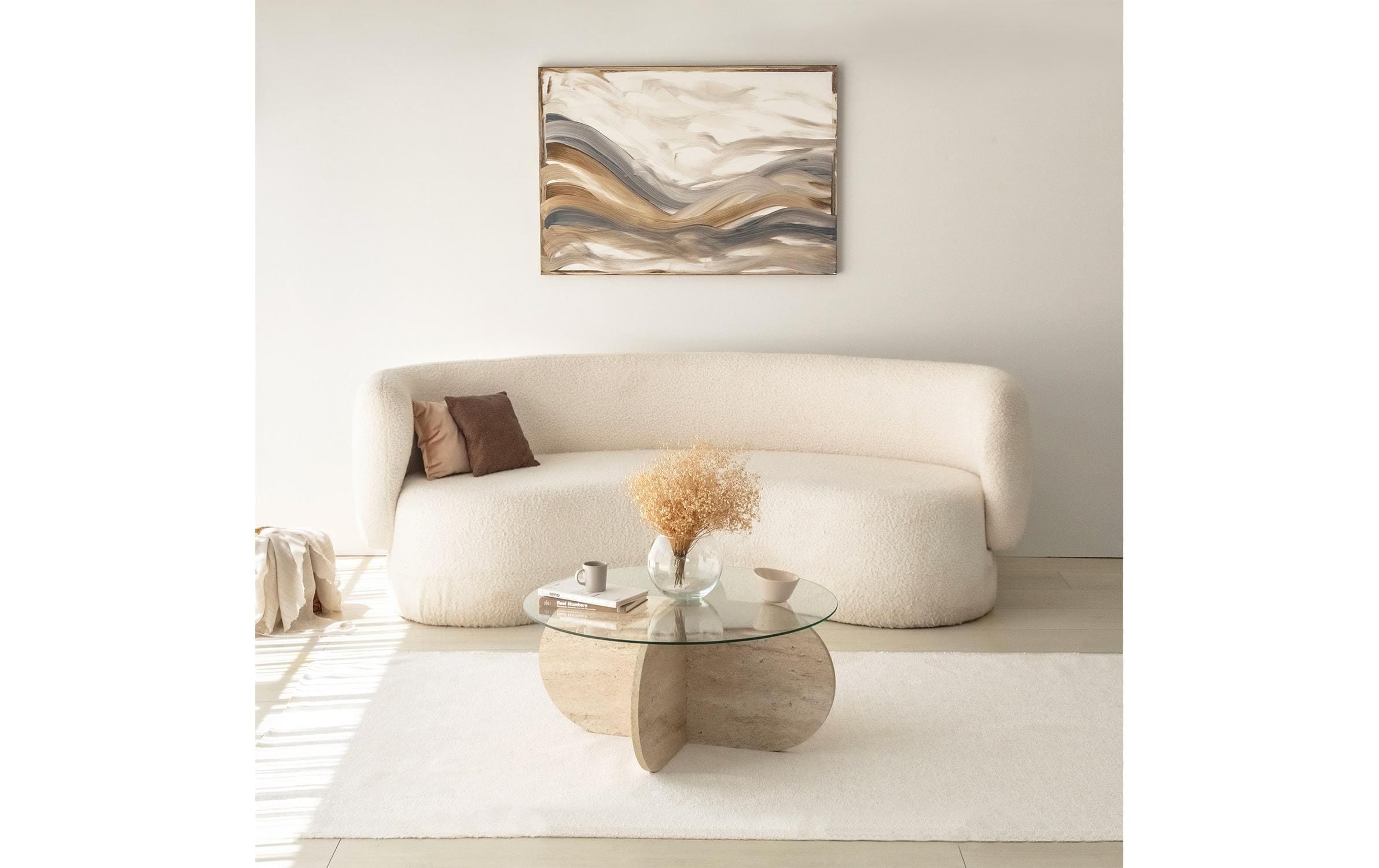 WOODY FASHION Table basse »Bubble 75 x 35 cm«