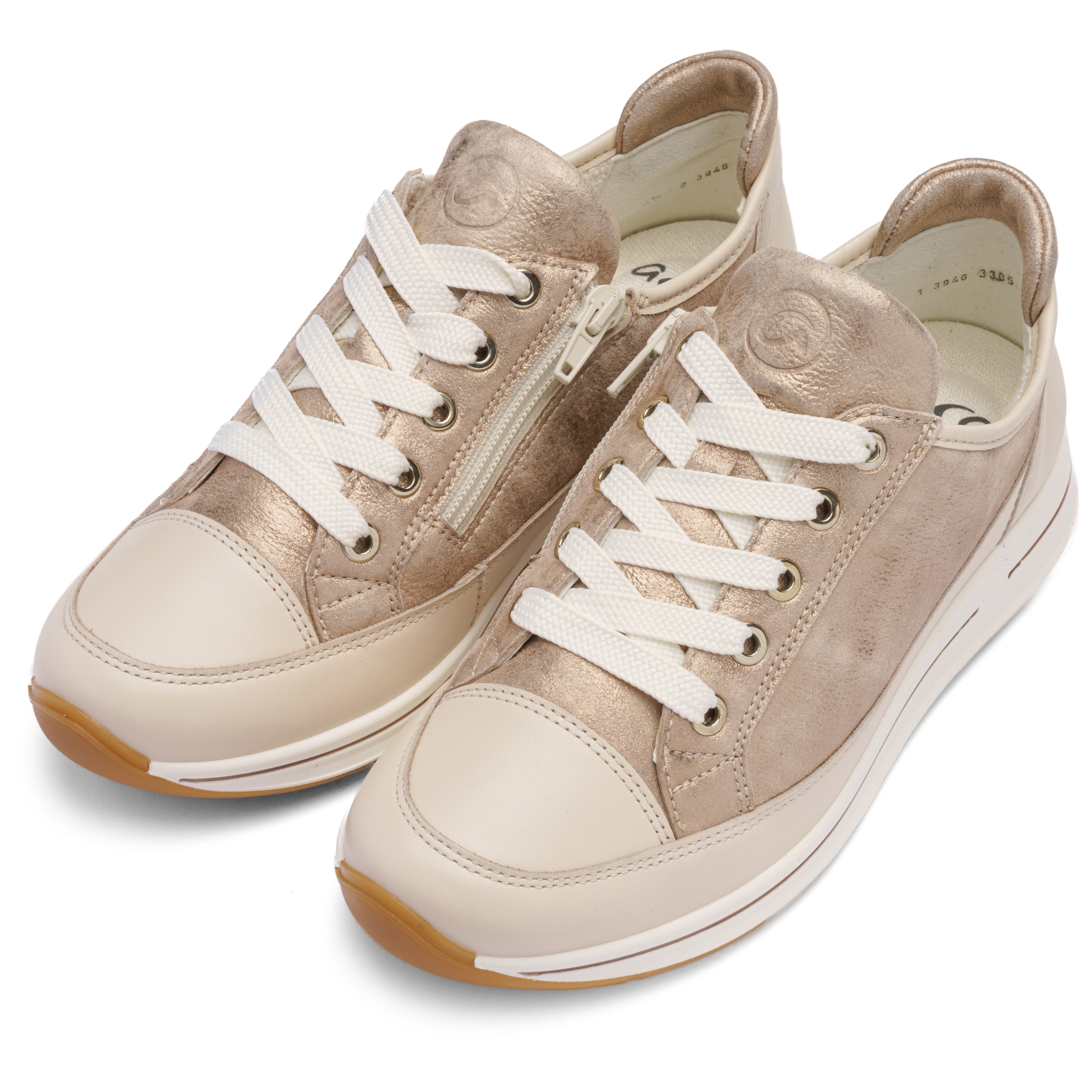 Image of Ara Keilsneaker "OSAKA", Freizeitschuh, Halbschuh, Schnürschuh mit Wechselfussbett, H-Weite