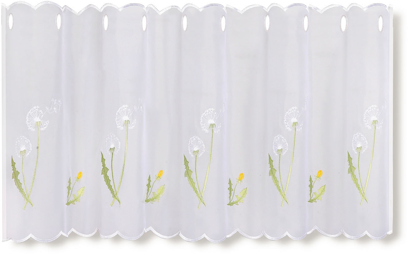 Blumendesign mit Scheibengardine kaufen (1 HxB: jetzt St.), gestickten »Pusti«, 50x145, Gerster