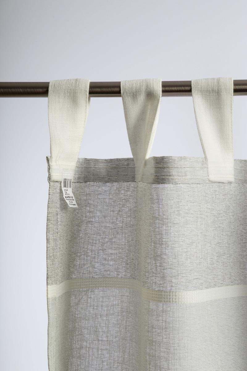 HOMING Gardine »Lennardt« Schlaufen 1 Stk. tlg. Streifen, Wohnzimmer, Schlafzimmer