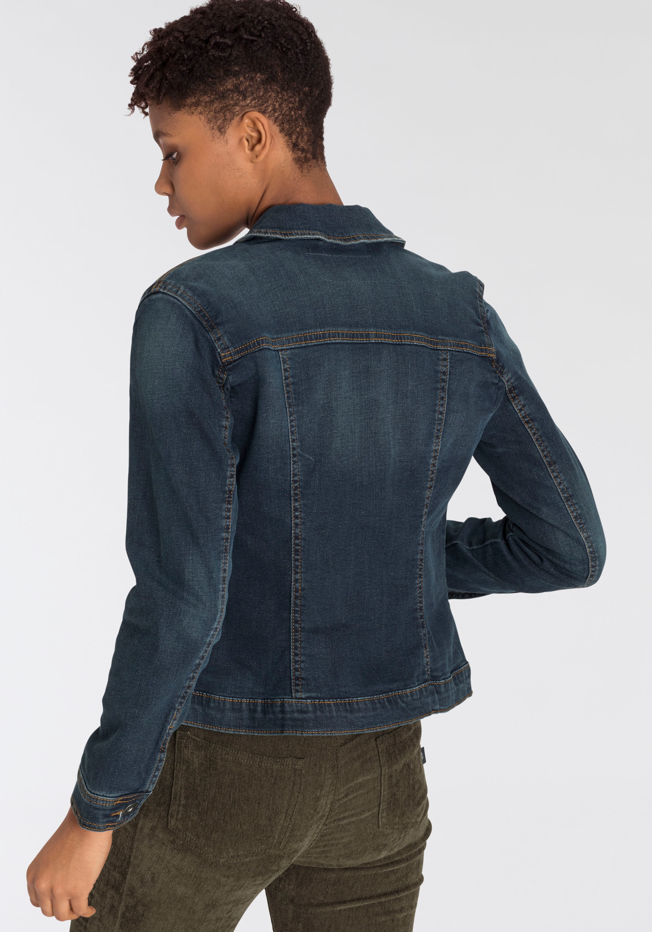 Arizona Jeansjacke, aus elastischem Denim im klassischem Stil  versandkostenfrei auf | Übergangsjacken