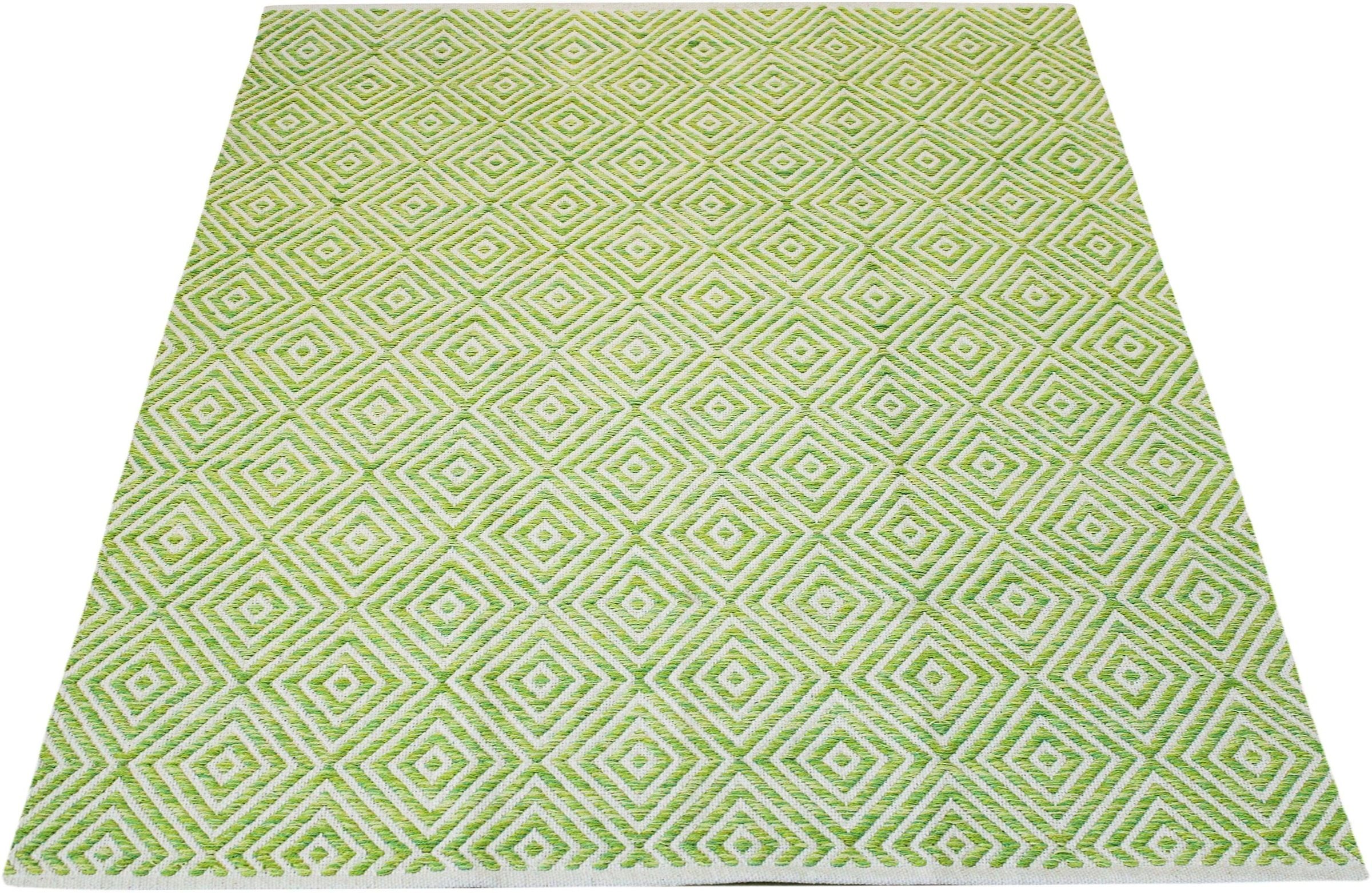 Image of andas Teppich »Helen«, rechteckig, 7 mm Höhe, flacher Teppich,Weich, Pflegeleicht, Elegant, Wohnzimmer Schlafzimmer Esszimmer bei Ackermann Versand Schweiz