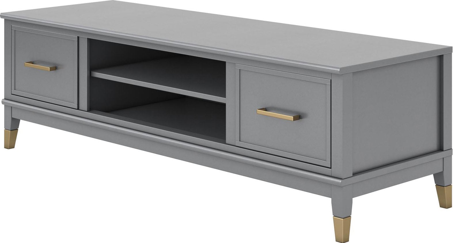 CosmoLiving by Cosmopolitan Table basse »Westerleigh« Kommode mit 3 x Kabeldurchführungen, MDF, Breite 152 cm
