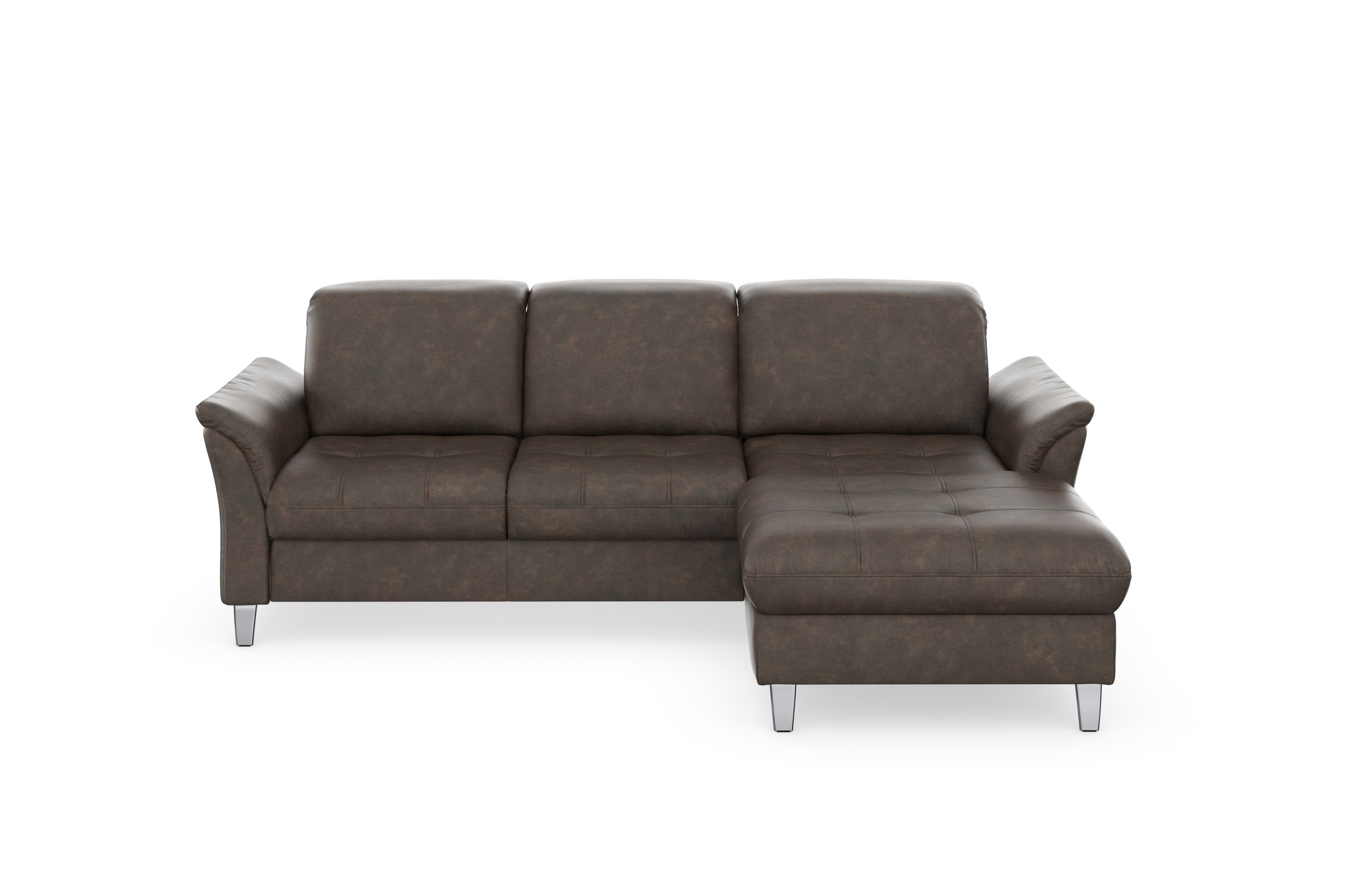 sit&more Ecksofa »Maggiore L-Form«, wahlweise mit Kopfteilverstellung, Bettfunktion und Bettkasten
