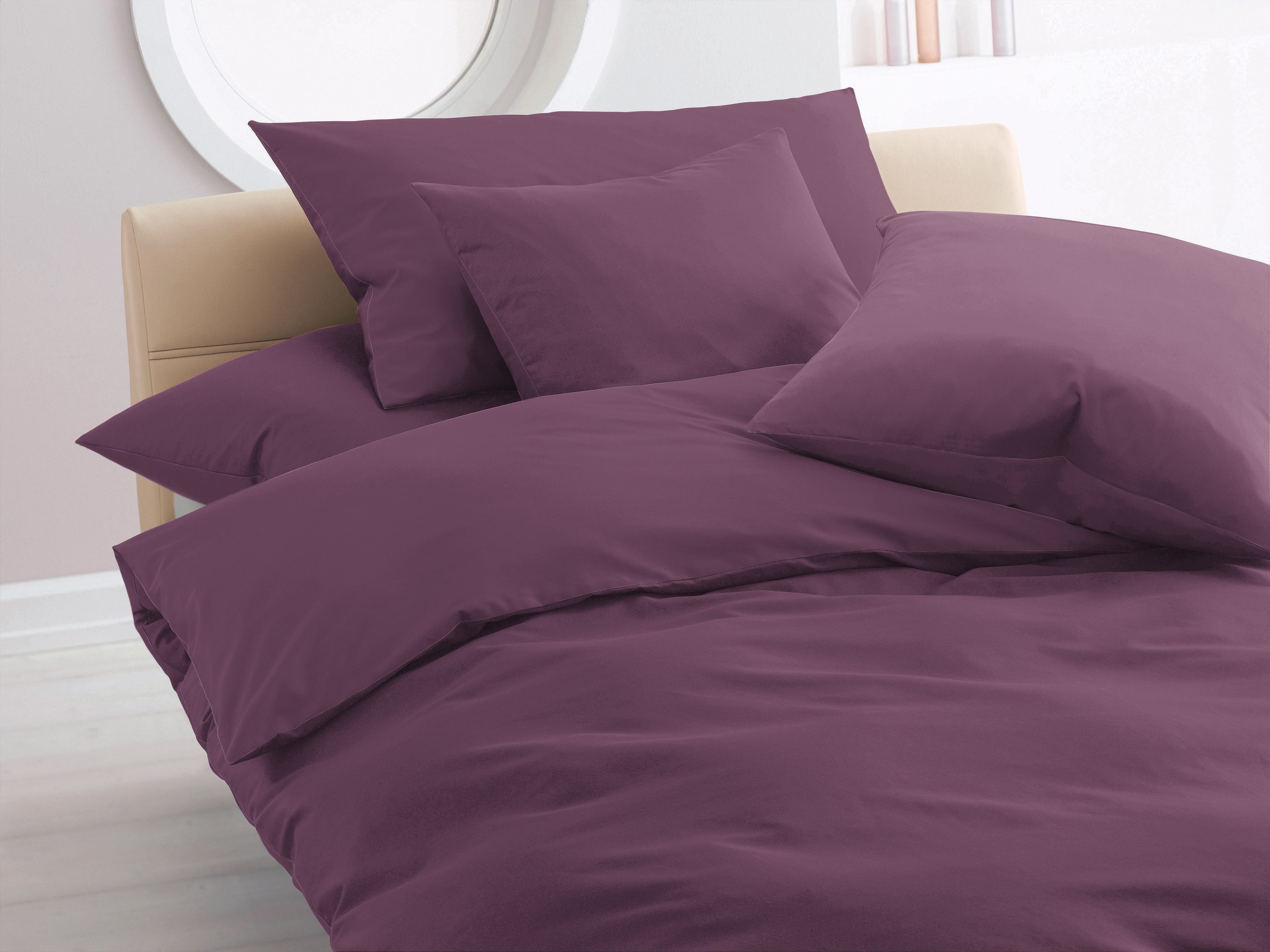Satin Bettwäsche UNI