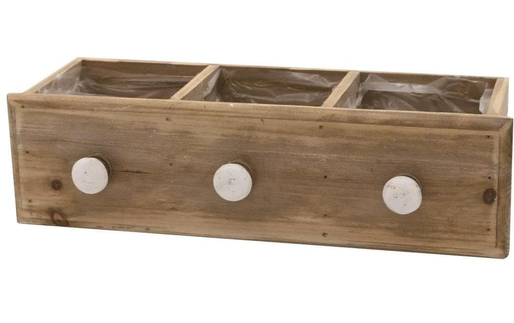 Image of Aufbewahrungsbox "CHALET Antik mit Knöpfen"
