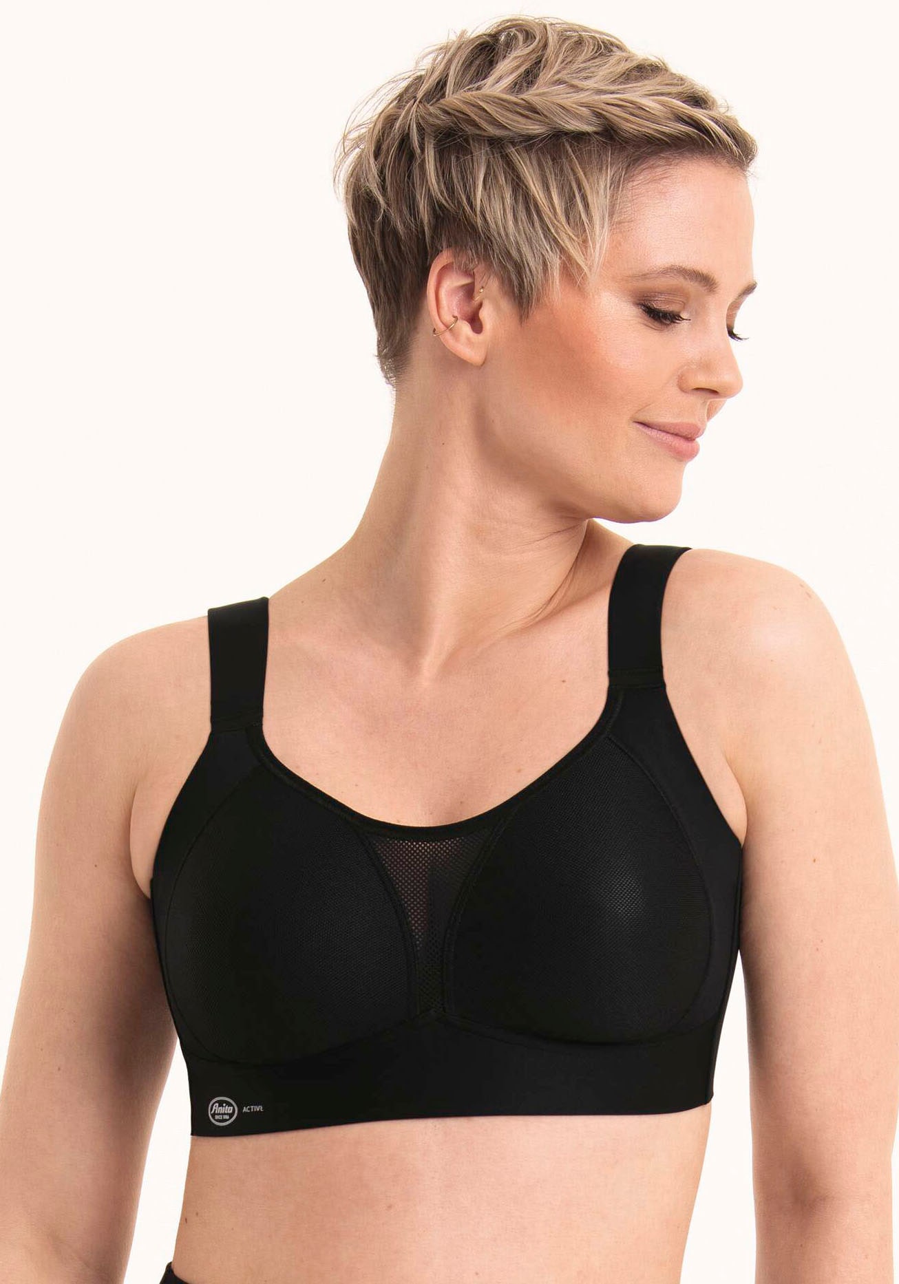 Image of Anita Active Sport-BH "Smart Control" Cups vorgeformt, weich, nahtlos, schlicht, breites Unterbrustband