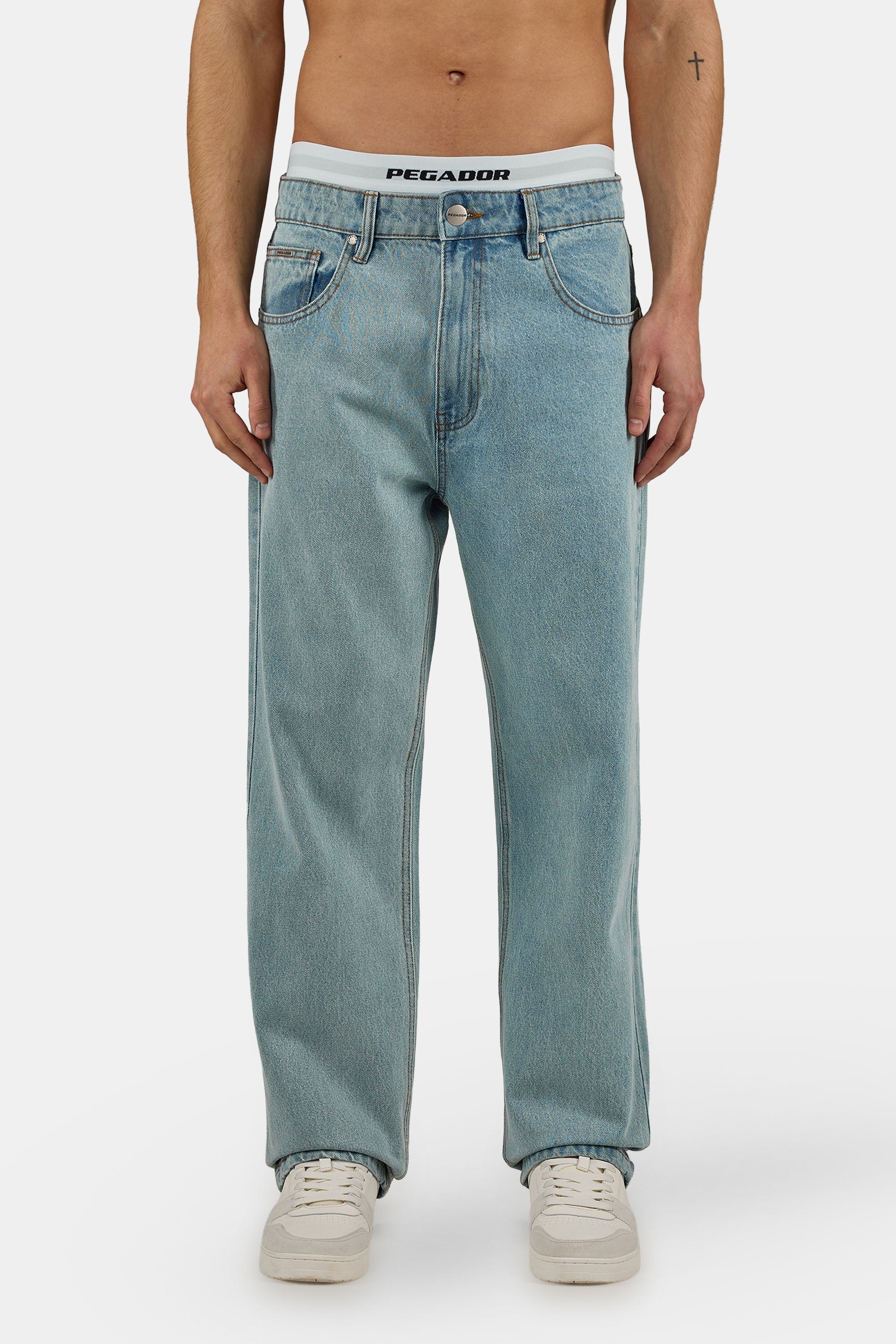 PEGADOR Jeans loose fit »Baltra Baggy Jeans« Baumwolle, loose fit