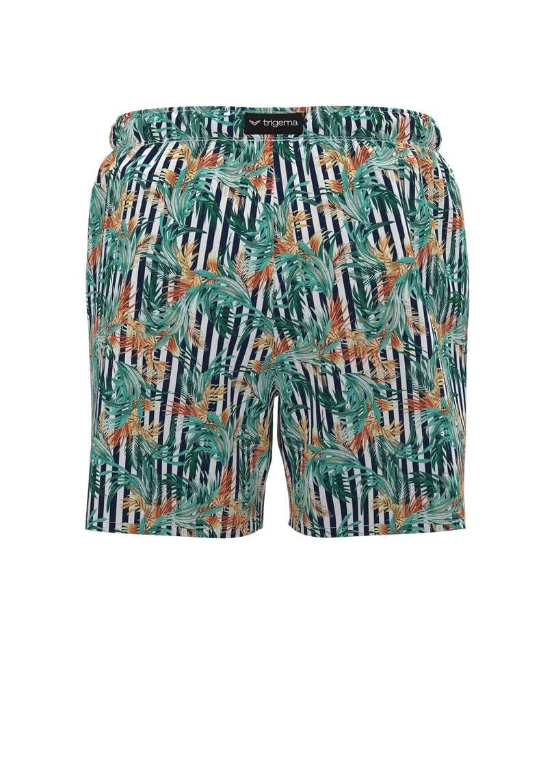 Trigema Short »TRIGEMA Bade-/Freizeitshorts mit Druckmotiv«