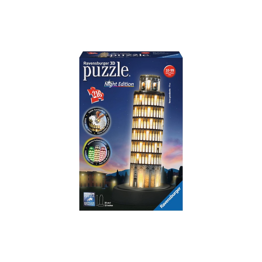 Ravensburger 3D-Puzzle »Pisa bei Nacht«