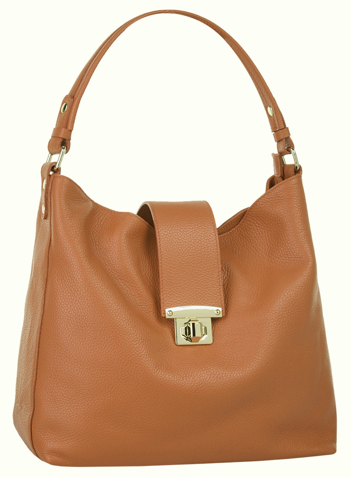 Samantha Look Shopper echt Leder, Made in Italy