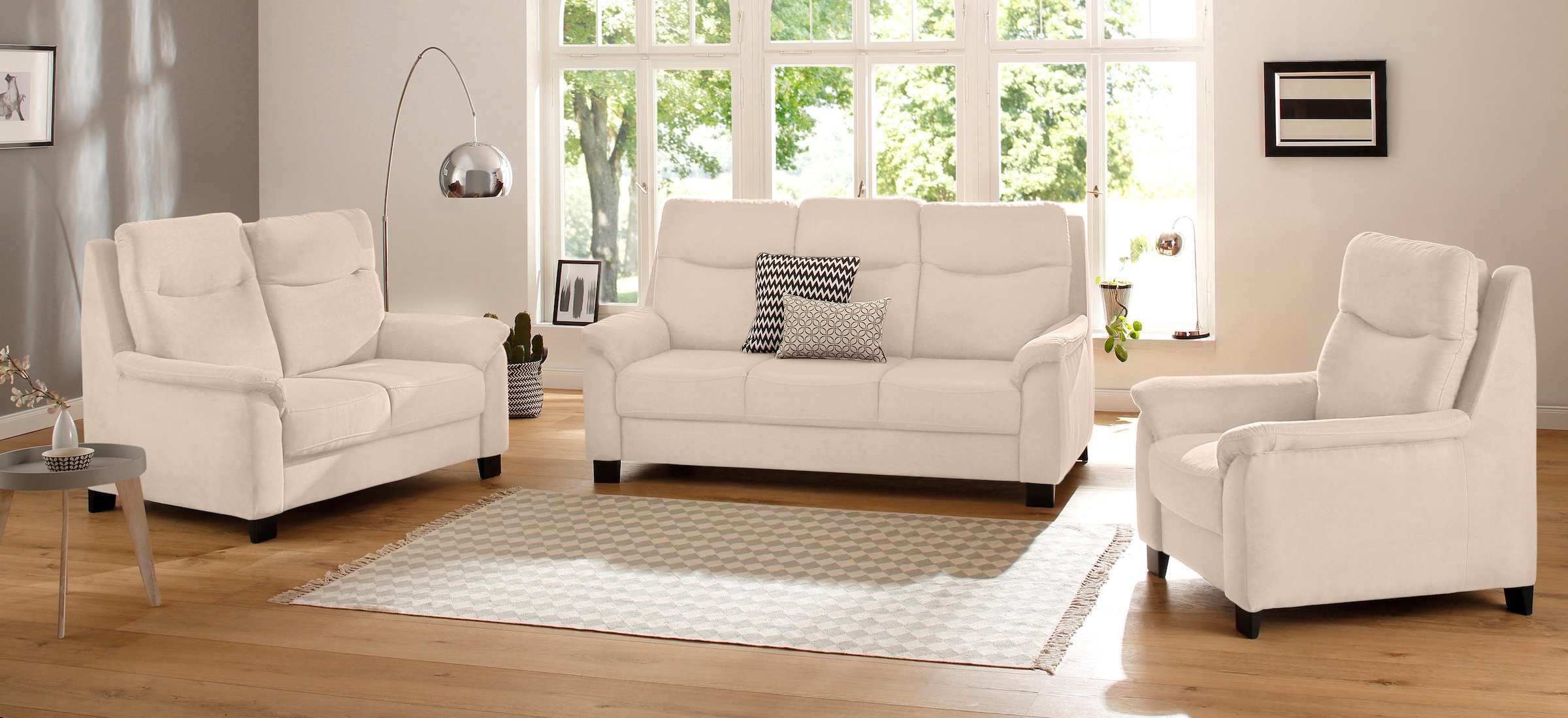 Home affaire 2-Sitzer »Boccaccio« mit Federkern, incl. Kopfteilverstellung