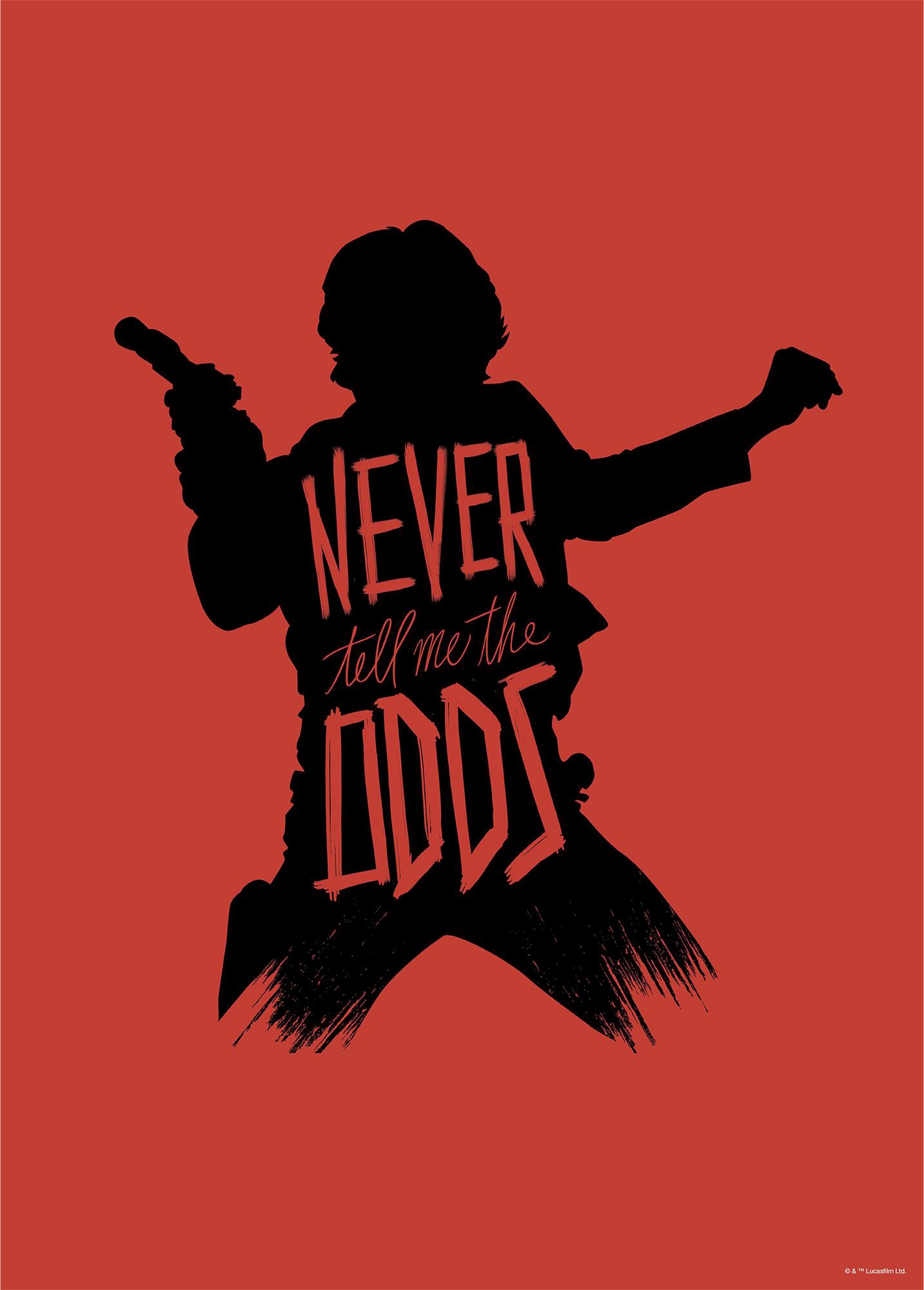 Image of Komar Wandbild »Star Wars Silhouette Quotes Han Solo« bei Ackermann Versand Schweiz