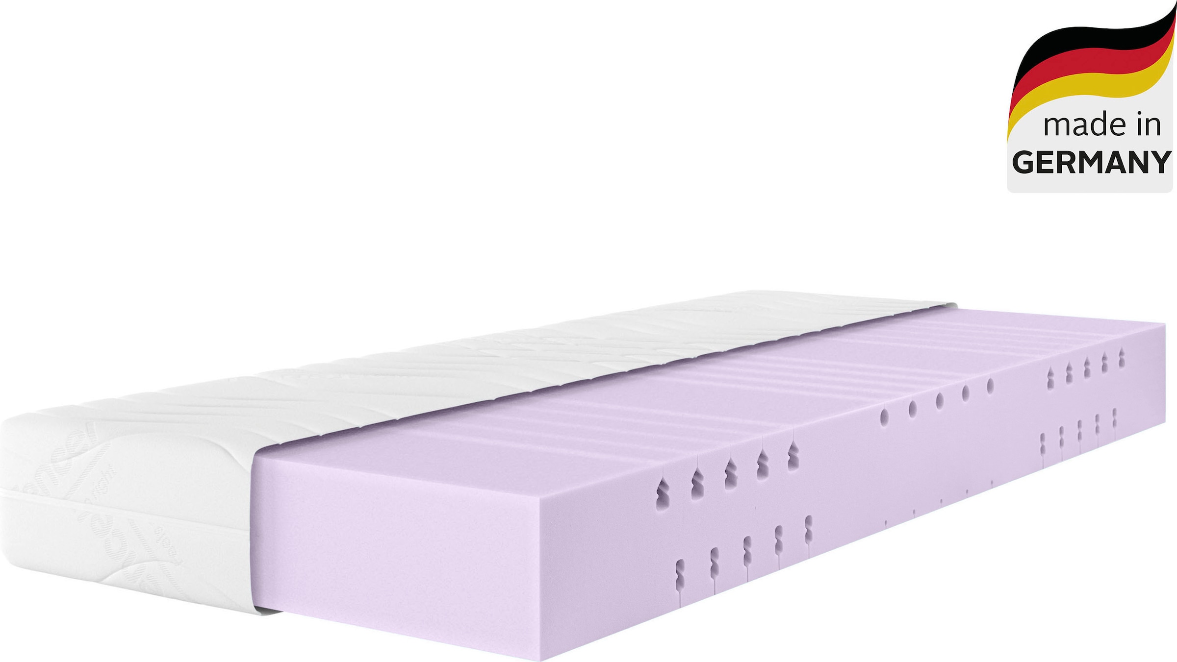 GOODproduct Komfortschaummatratze »Tornby, 90x200 cm, 140x200 cm & weitere Grössen, atmungsaktiv« 21 cm hoch Raumgewicht: 39 kg/m³ 1 Stk. tlg. Wendematratze H2+3/H3+4/H4+5, ergonomisch, langlebige Qualität (RG 39)