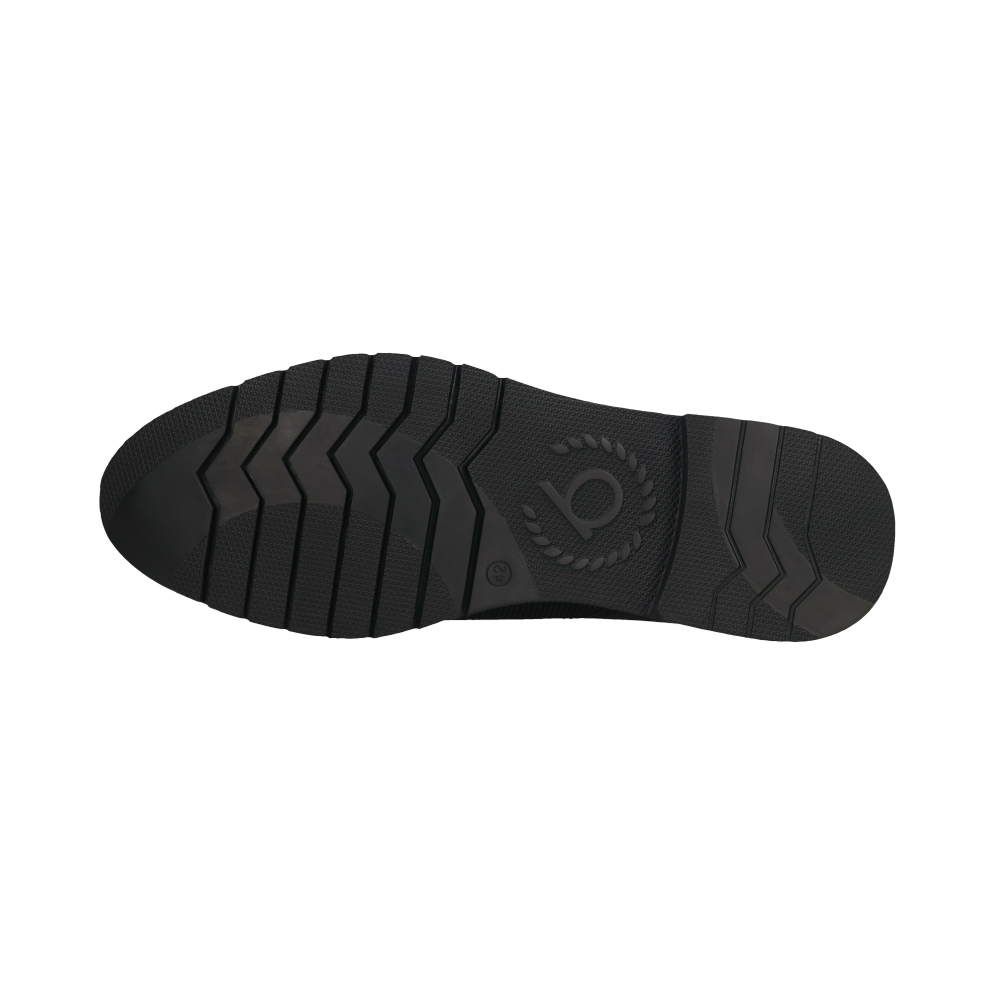 bugatti Schnürschuh  Blockabsatz, Businessschuh, Abendschuh mit Logoprägung