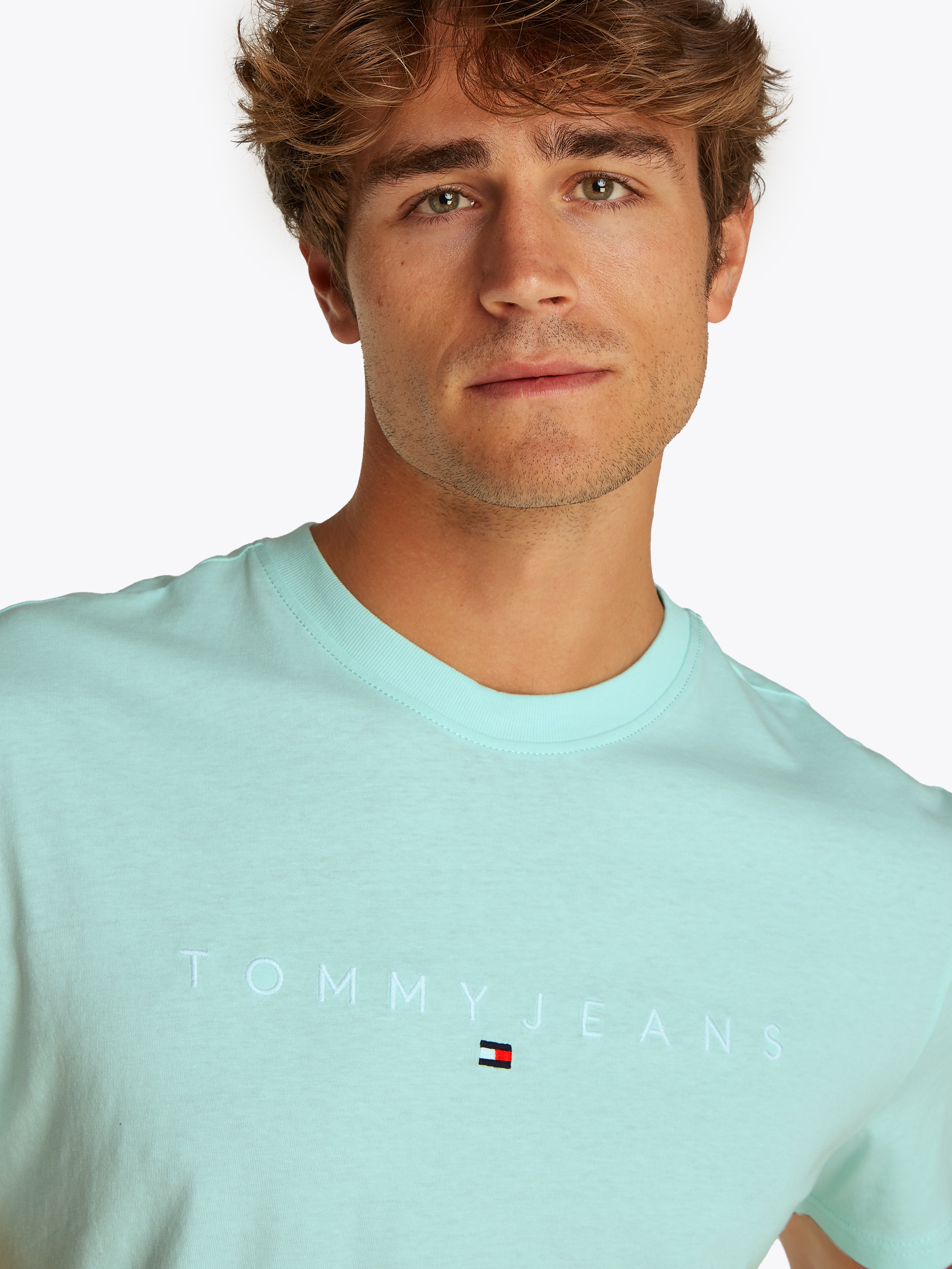 Tommy Jeans T-Shirt »TJM REG LINEAR LOGO TEE EXT«
