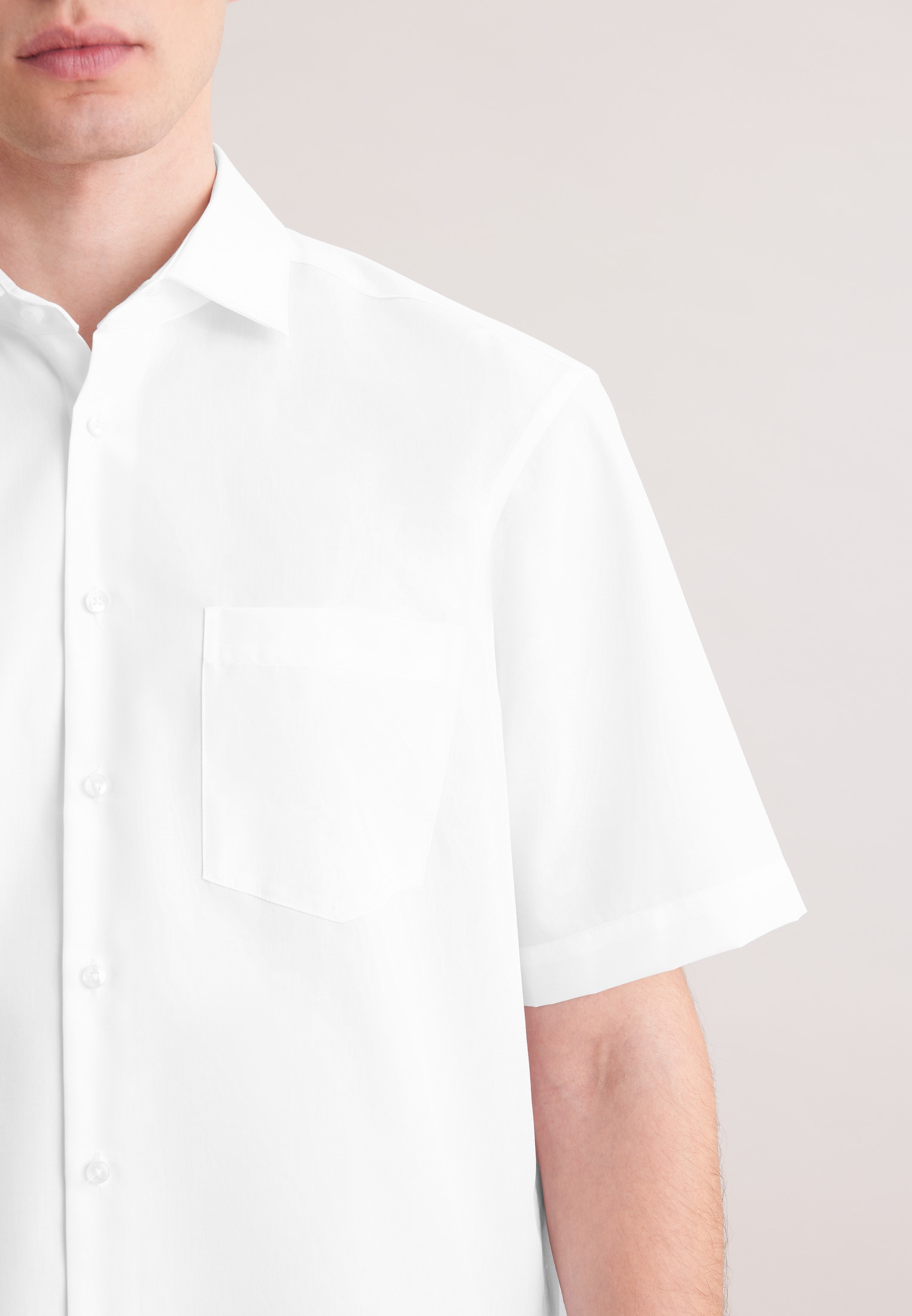 seidensticker Chemise d'affaires »Schwarze Rose« col Kent 1/2 confort uni