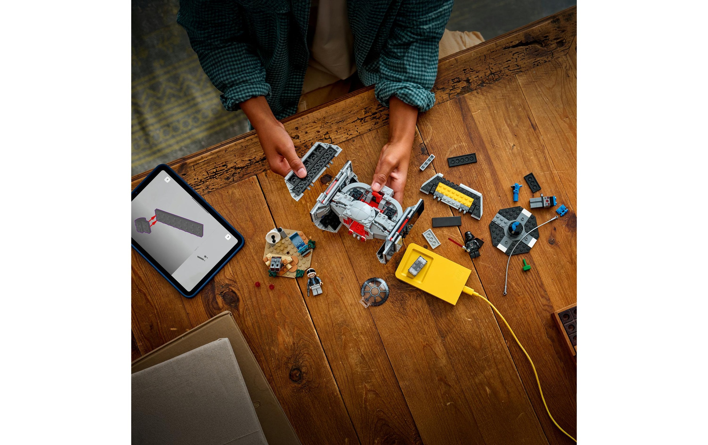 LEGO® Pions de construction »SMART Play: Darth Vaders TIE Fighter (75421), LEGO Star Wars™« inklusive SMART Brick; mit Licht- und Soundeffekten
