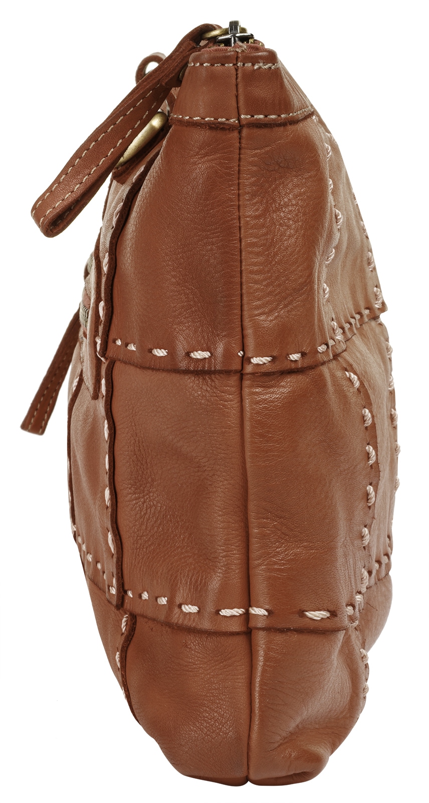 Samantha Look Umhängetasche echt Leder, Made in Italy