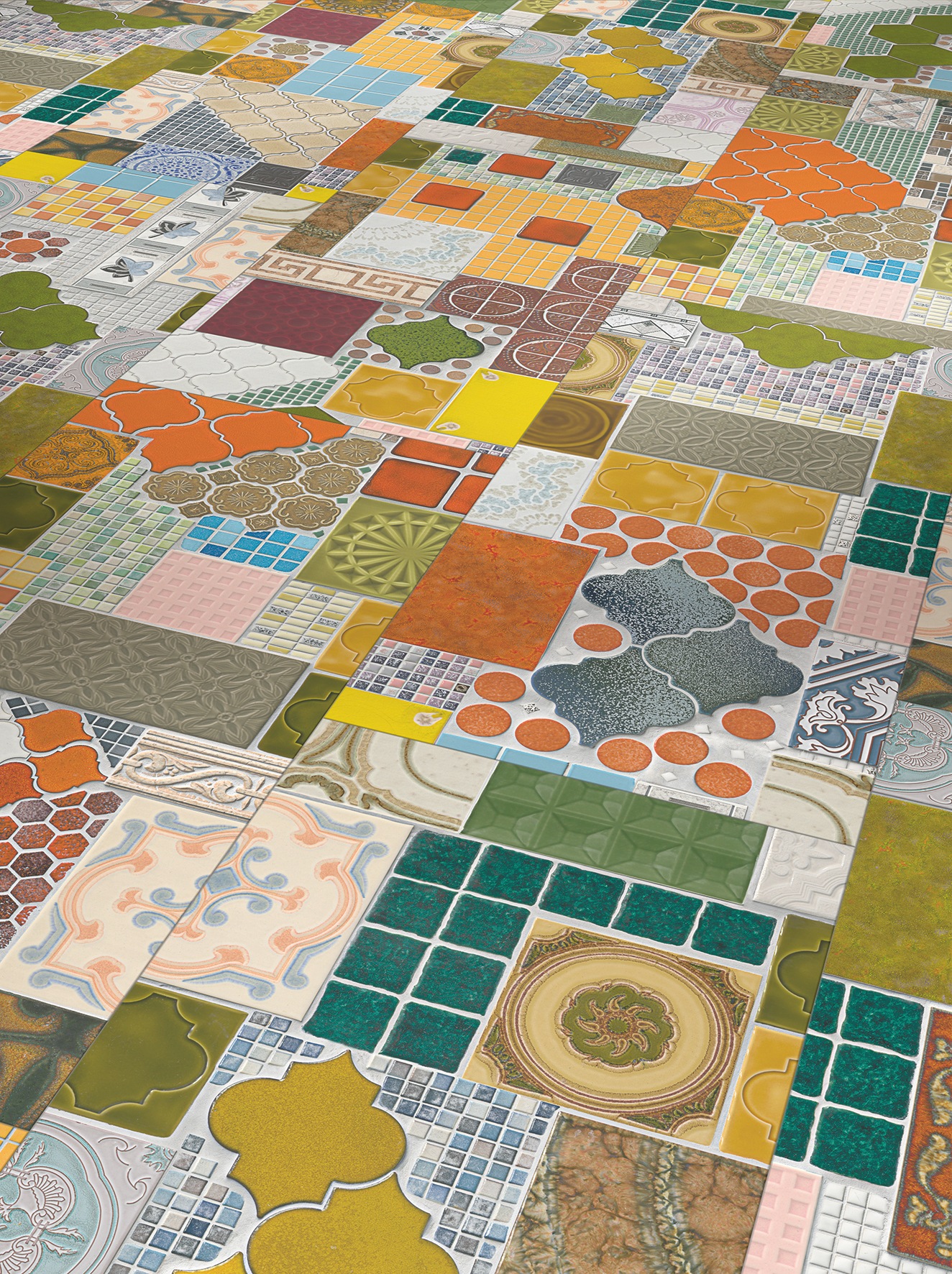 Image of PARADOR Laminat »Trendtime 5 Grossfliese Nishiki Market«, (Set), Steinstruktur, Verlegefläche: 1,71 m², matt, für Fussbodenheizung geeignet bei Ackermann Versand Schweiz