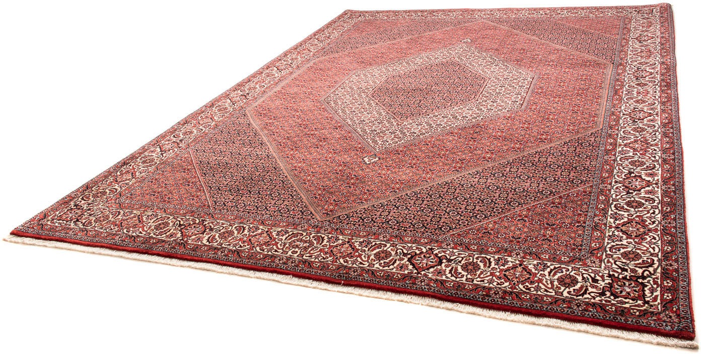 Image of morgenland Orientteppich »Perser - Bidjar - 351 x 254 cm - hellrot«, rechteckig, 15 mm Höhe, Wohnzimmer, Handgeknüpft, Einzelstück mit Zertifikat bei Ackermann Versand Schweiz