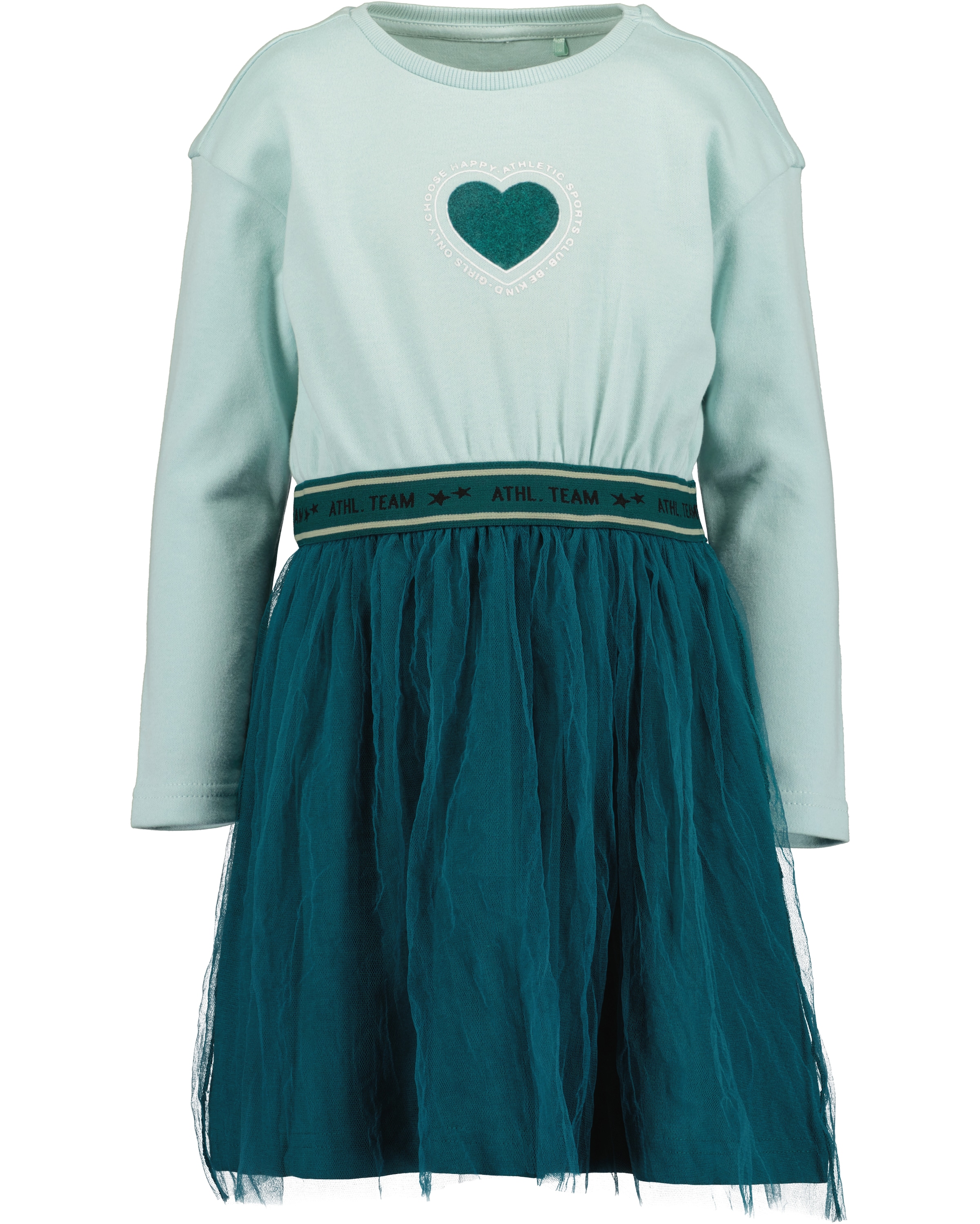 Image of Blue Seven Jerseykleid mit süssem Herzen-Frontmotiv
