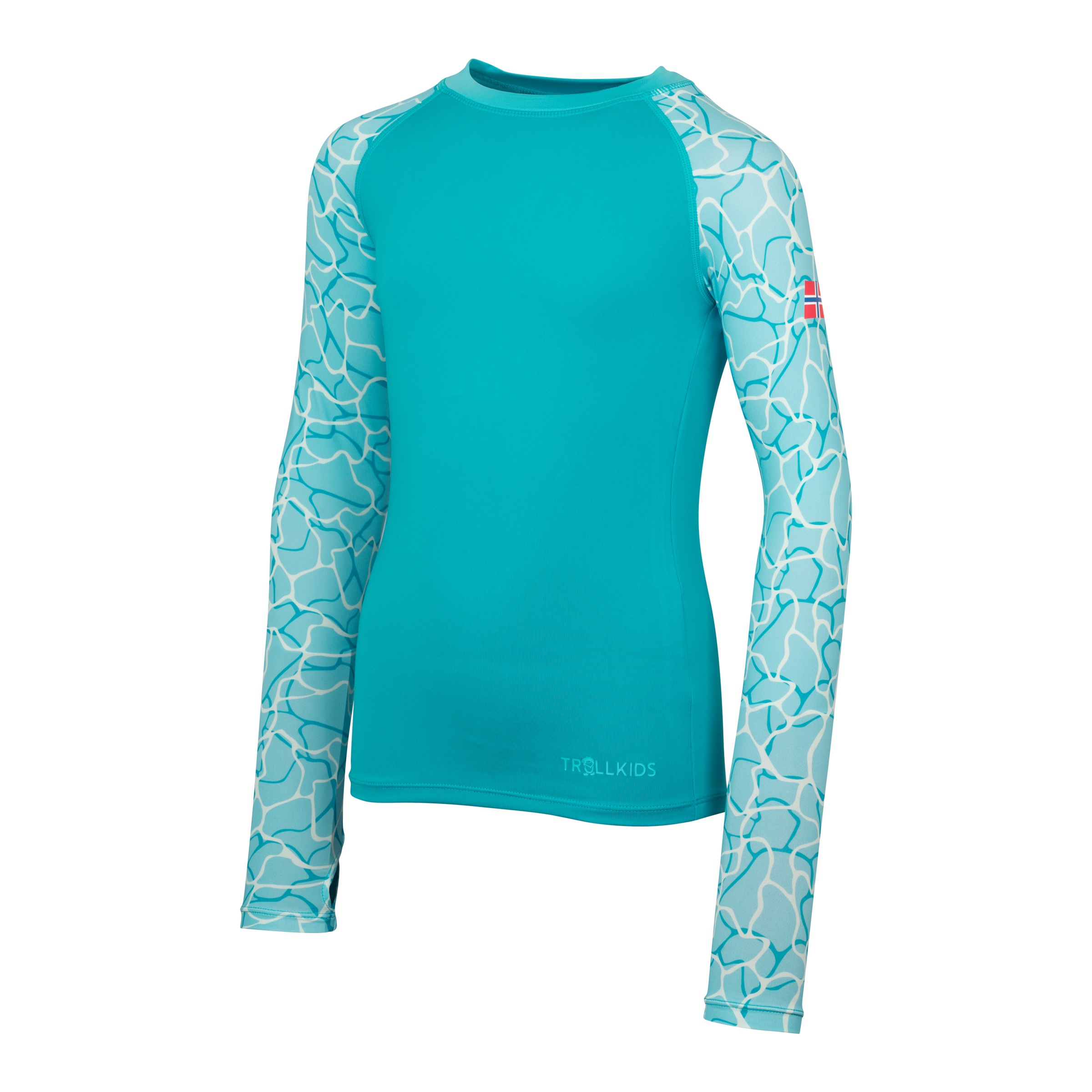 TROLLKIDS T-shirt à manches longues »GIRLS HAUKLAND SHIRT« körpernaher Schnitt, mit langen Ärmeln, mit Daumenlöchern