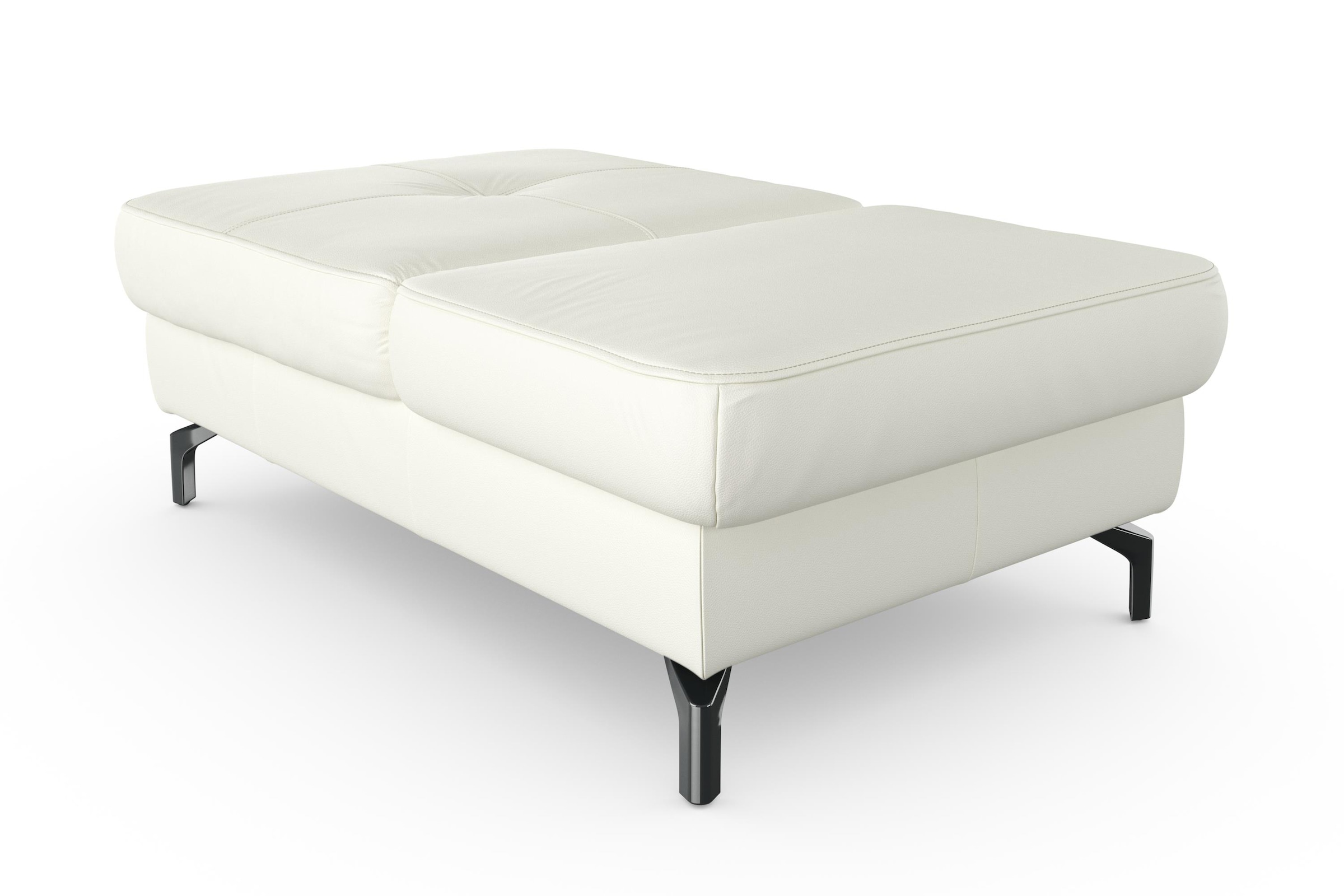 sit&more Hocker »Bendigo«, mit Klappfunktion, Bodenfreiheit 12 cm, wahlweise in 2 Fussfarben