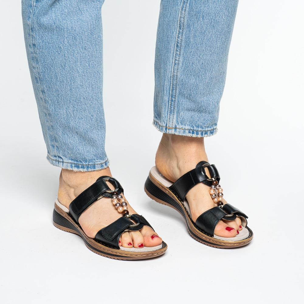 Ara Pantolette »HAWAII«  Chaussure à enfiler, chaussure confortable avec fermetures auto-agrippantes, largeur G