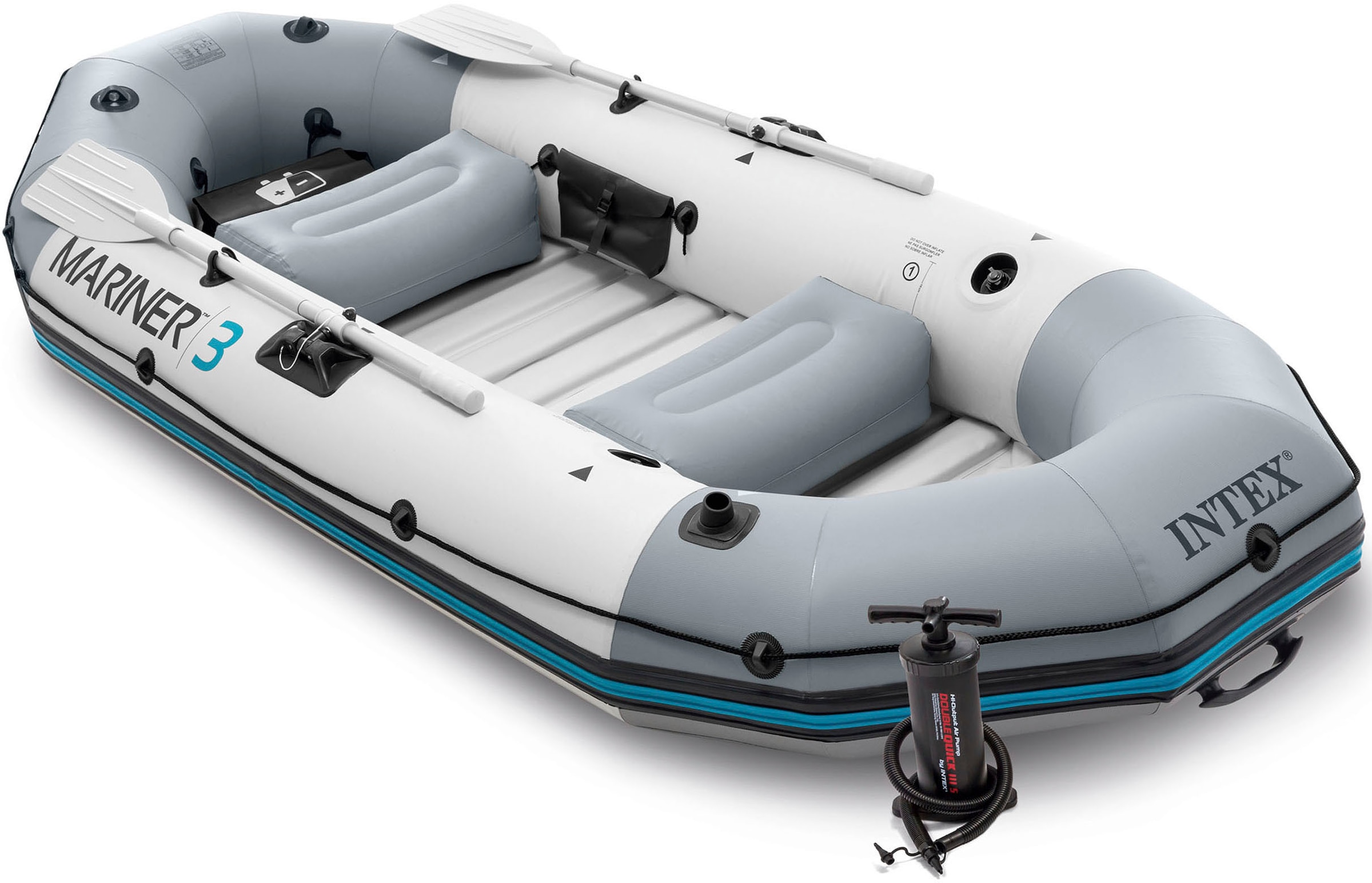 Schlauchboot »Mariner 3«, (Set, mit 2 Paddeln und Luftpumpe)