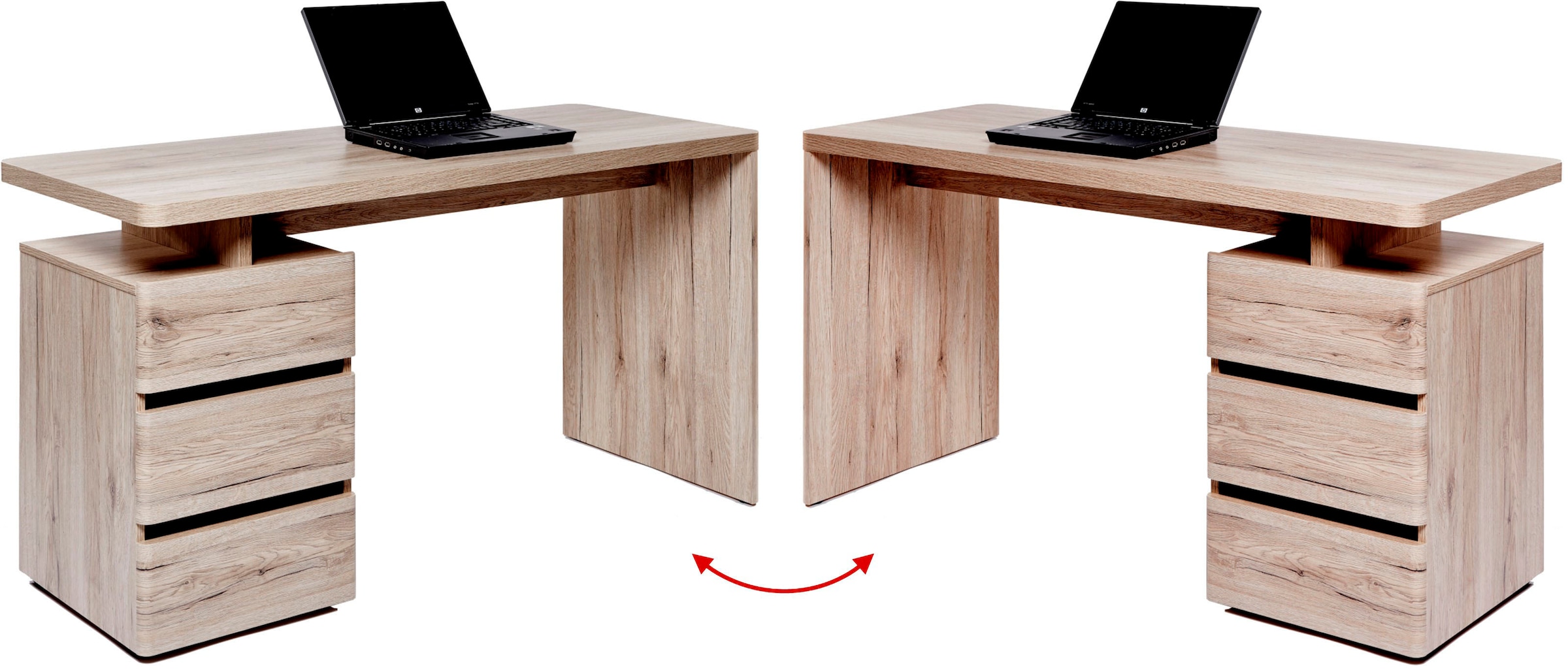 Jahnke Schreibtisch »CU-LIBRE C 240« wechselseitig montierbar