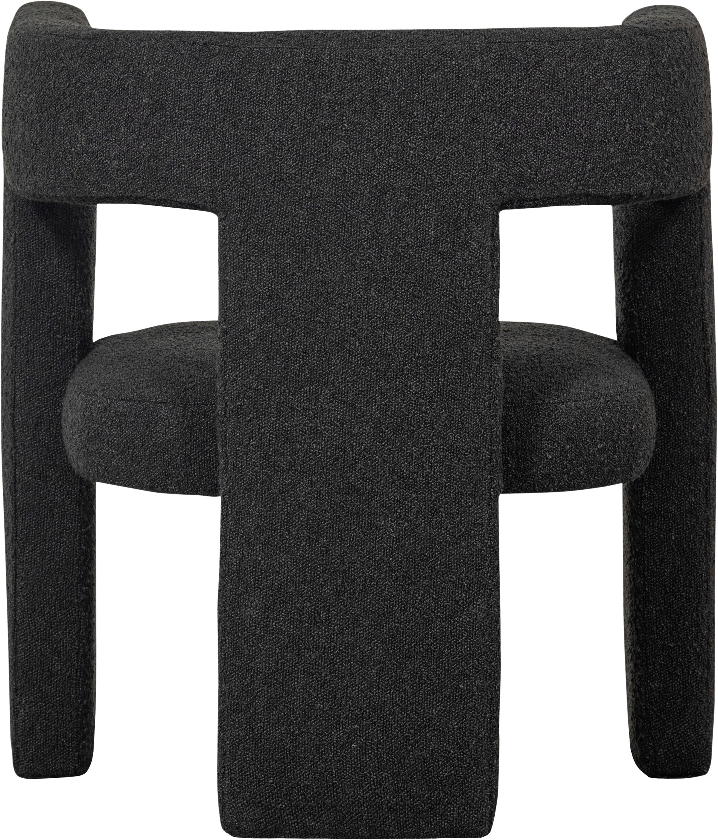 WOOOD Polsterstuhl »Tiwa mit Bouclé-Bezug und Holzgestell B 63 x T 62 x H 71 cm« () Maximale Verschleissfestigkeit, Tragkraft 100 kg, montiert geliefert