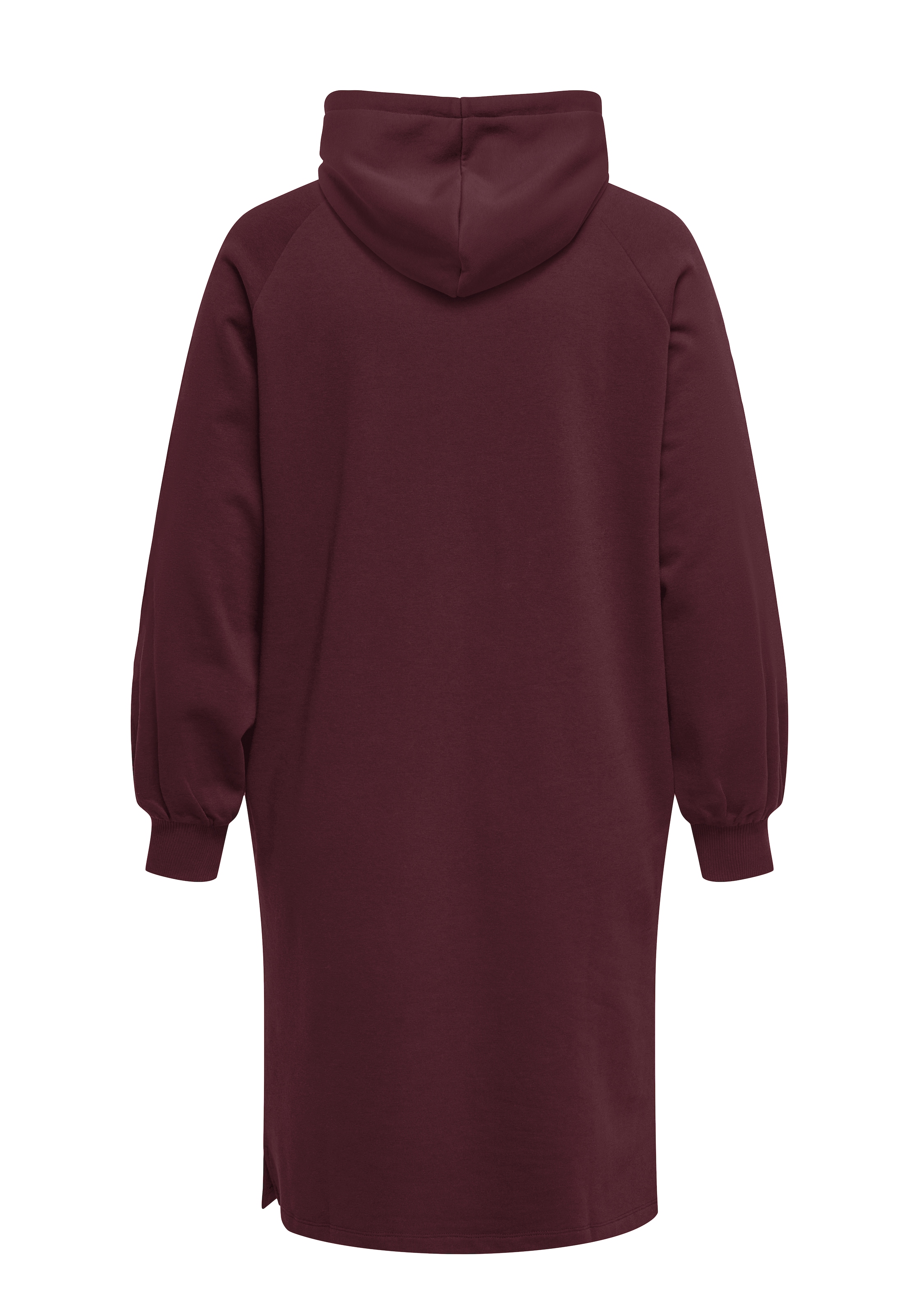 ONLY CARMAKOMA Sweatkleid »CARALINA LIFE LEO DETAIL HOOD DRESS JRS«
