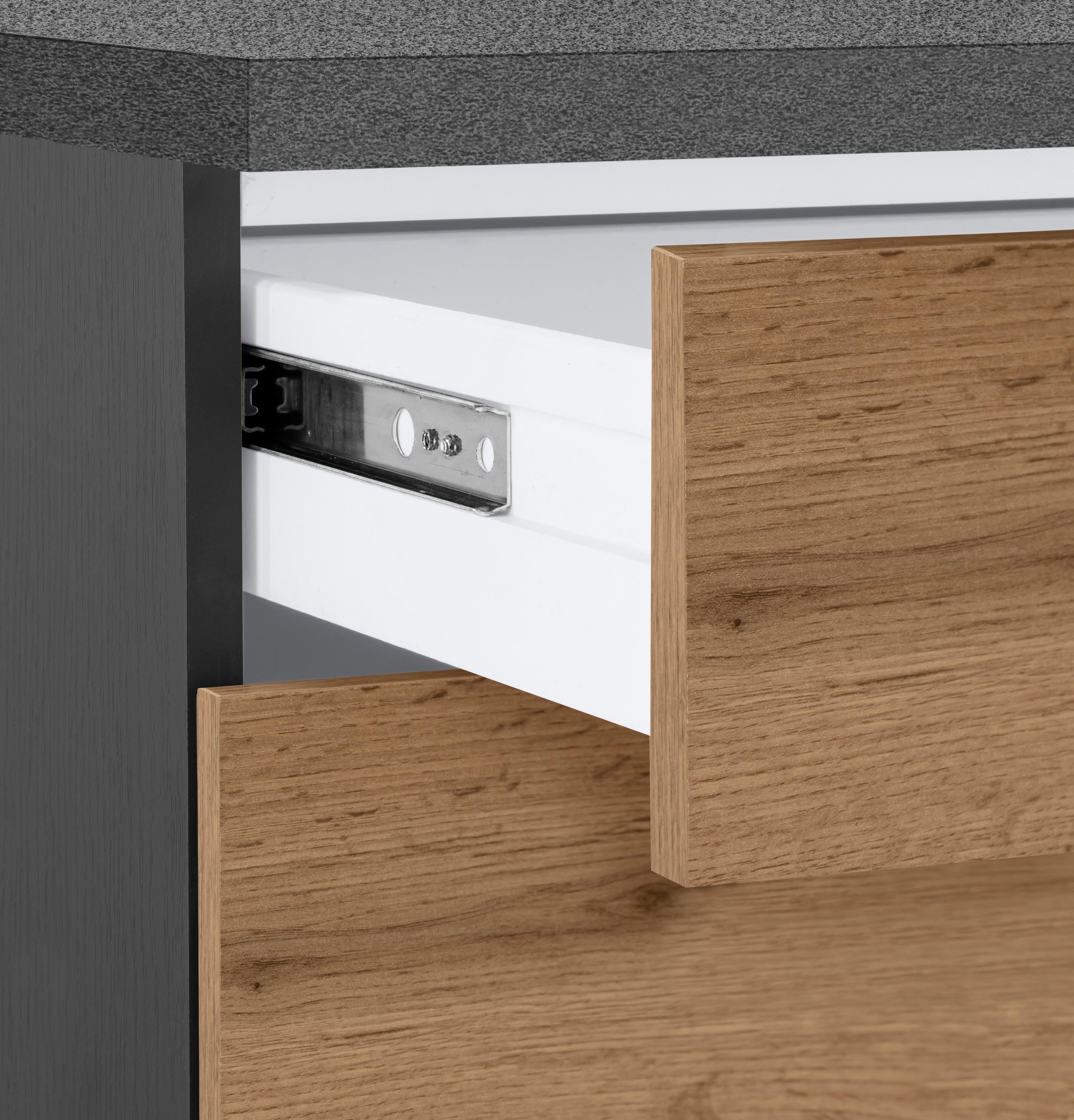 KOCHSTATION Kitchenette »KS-Colmar« sans appareils électriques, largeur 300 cm