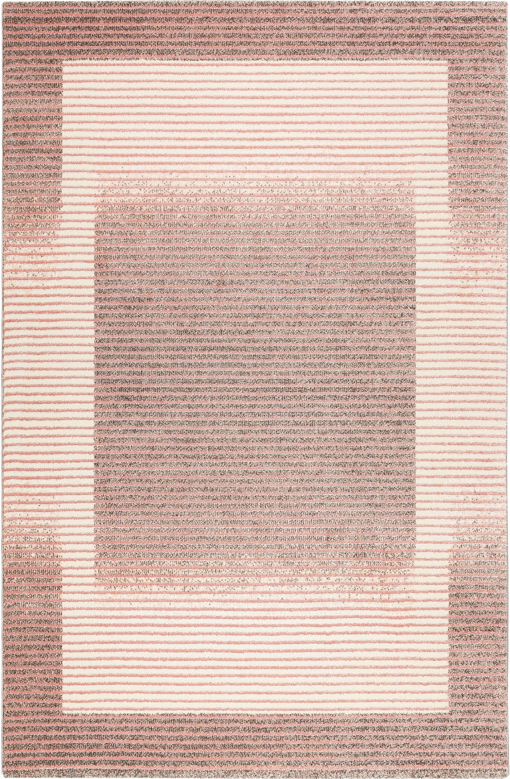 Wecon home Teppich »Velvet Flow« rechteckig 13 mm Höhe Kurzflor, Wohnzimmer