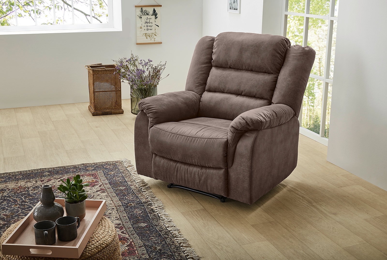 Image of Jockenhöfer Gruppe Sessel "Cleveland, B: 95 cm, Sitzhöhe: 47 cm" mit Relax- & Liegefunktion, Federkern-Polsterung