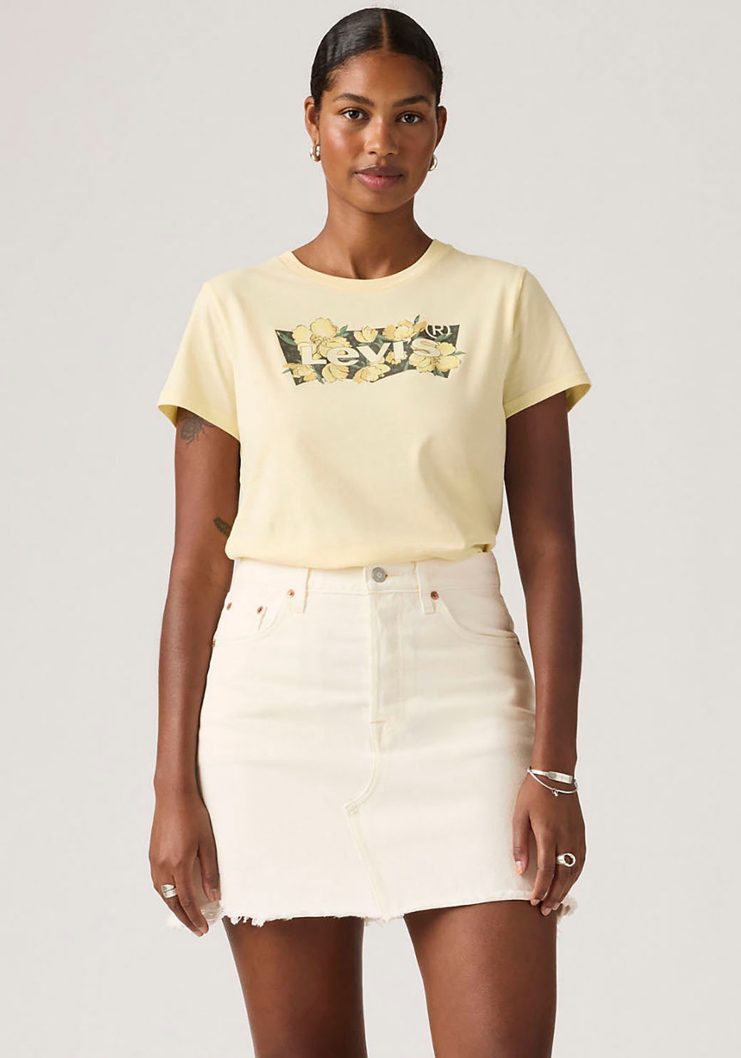 Image of Levis T-Shirt "LSE THE PERFECT TEE" mit Logodruck