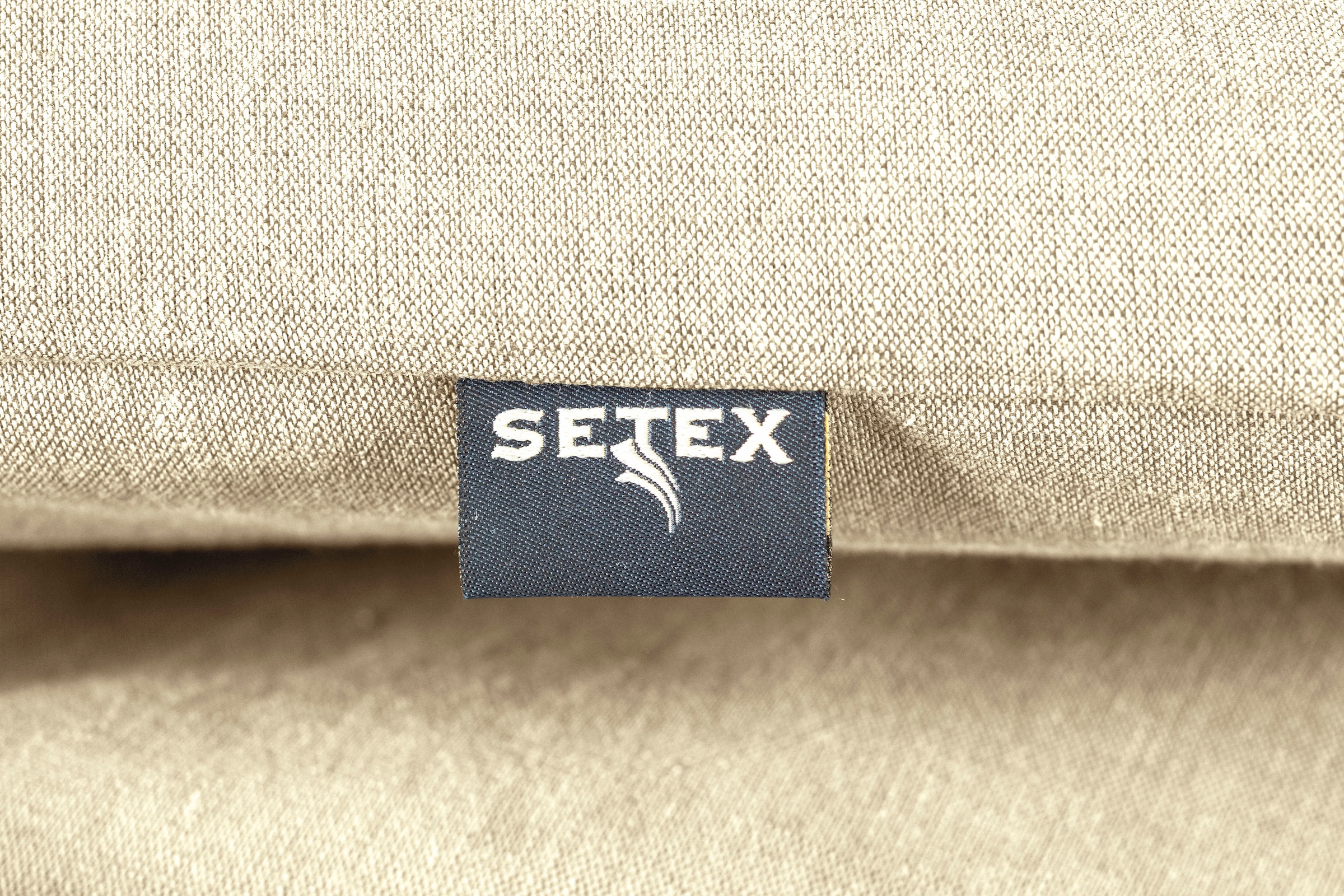 SETEX Bettwäsche »Setex Halbleinen«, Halbleinen Qualität (55% Leinen, 45% Baumwolle), mit Reissverschluss