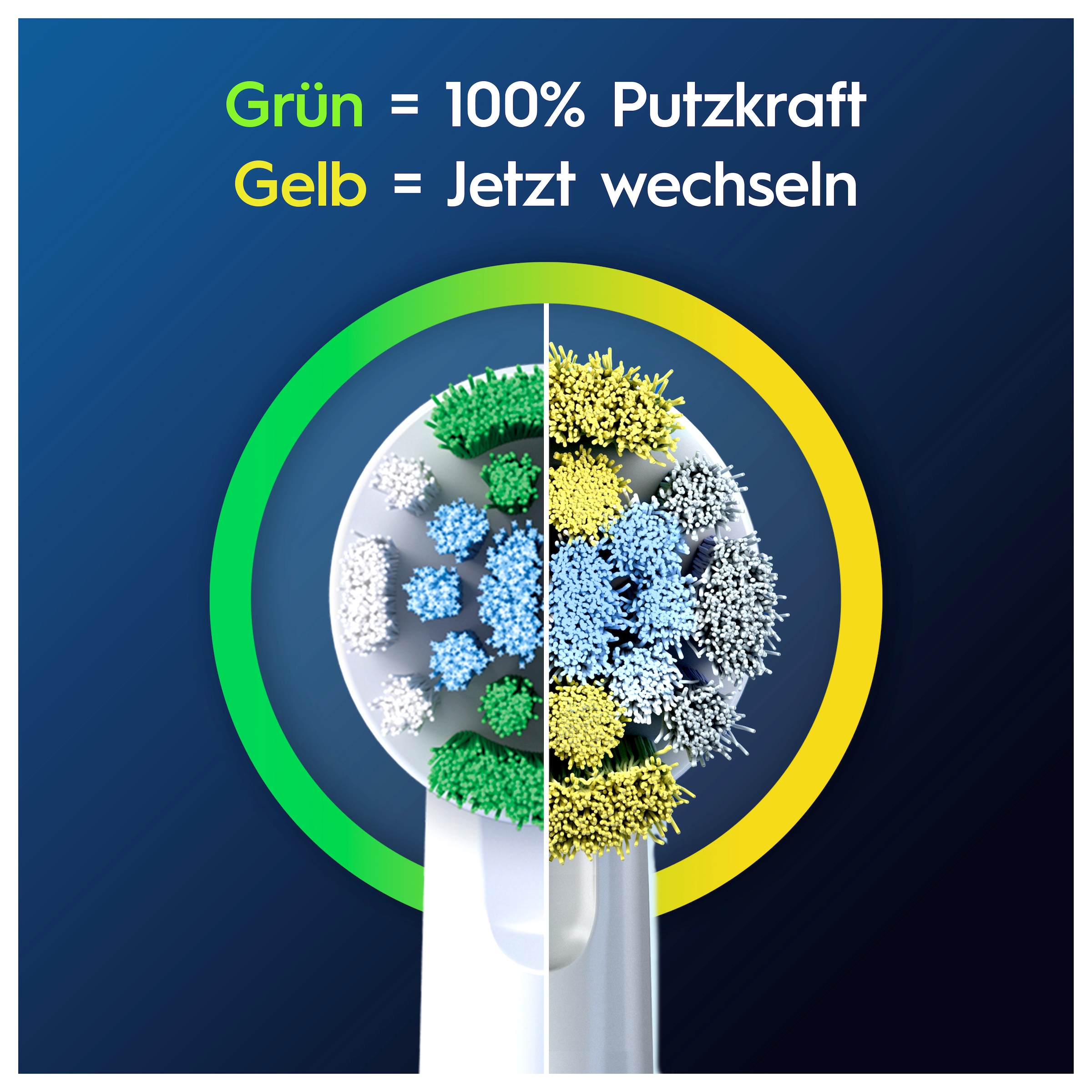 Oral-B Aufsteckbürsten »Pro Precision Clean« Zahnreinigung mit innovativen X-förmigen Borsten