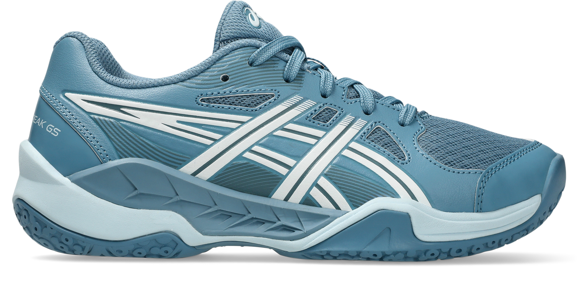 Asics Chaussures d'intérieur »GEL-POWERBREAK GS«  für Hallensport, Indoor Sportschuhe, nicht abfärbende Sohle