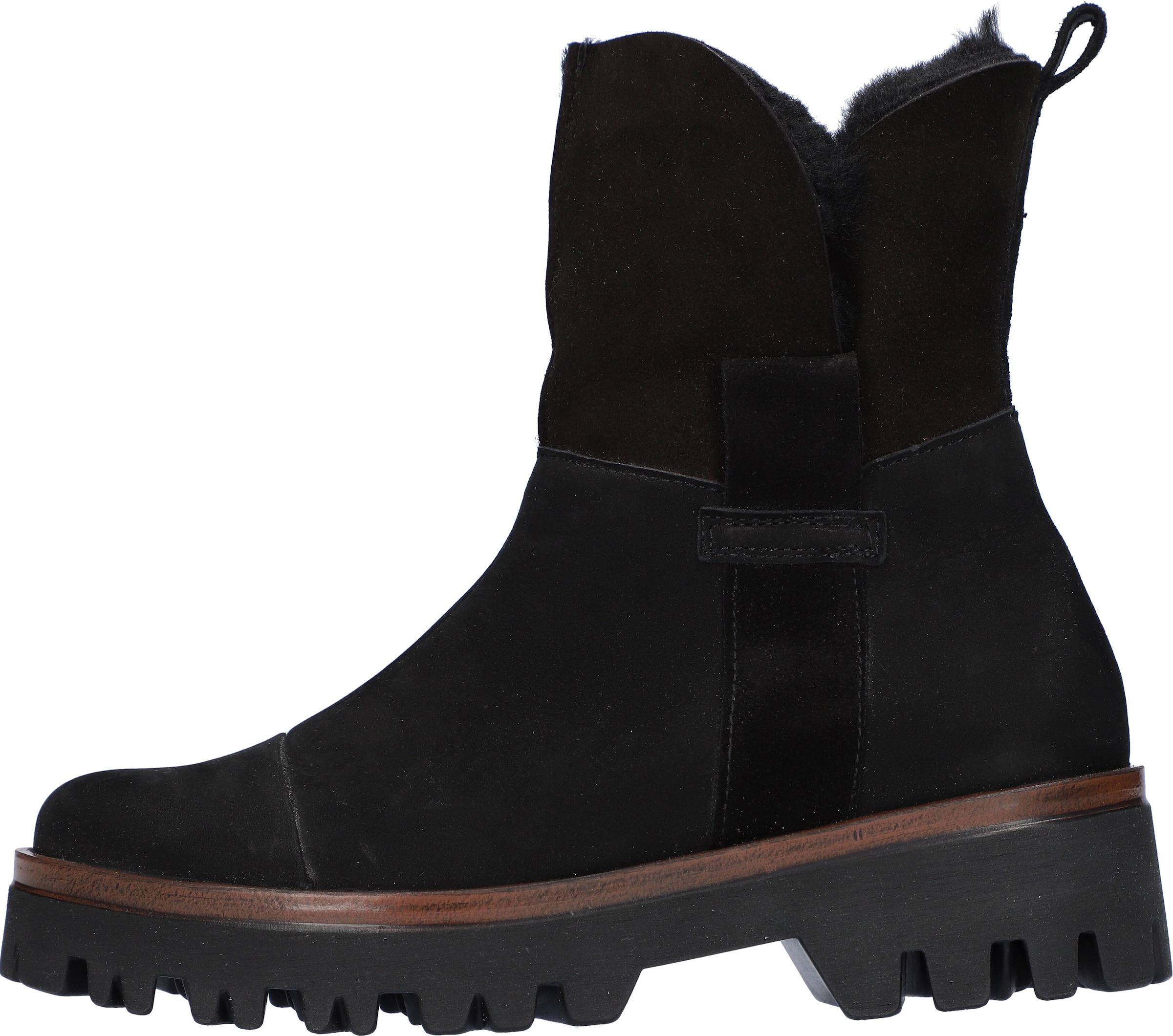 Waldläufer Bottes d'hiver »H-LONDON«  , Komfortboots, Profilsohle, mit kuscheligem Kragen, Bequemweite G