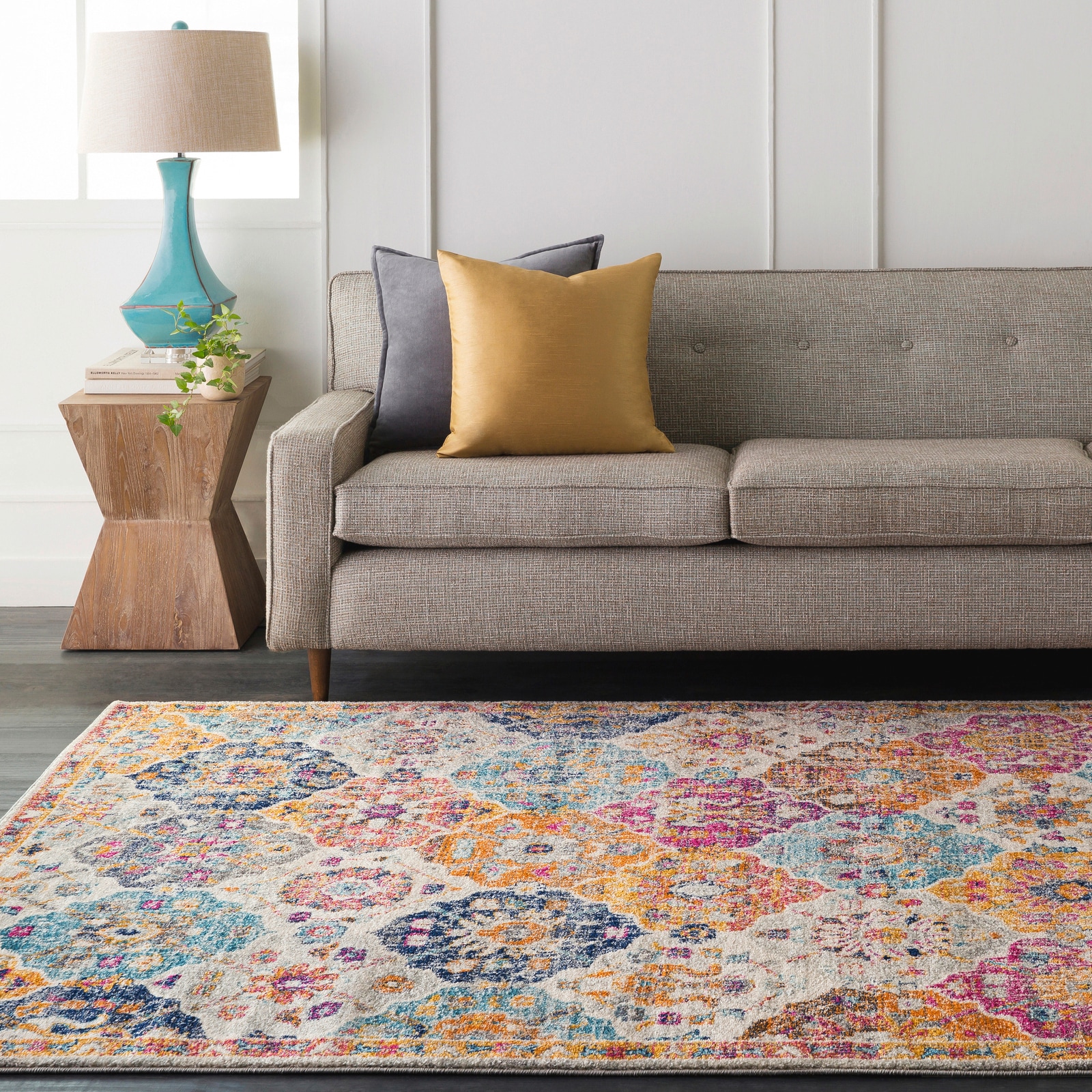 Livabliss Tapis »CUZCO« Rectangulaire 7 mm Höhe Orient-Optik, Vintage Design, Boho Stil, Kurzflor, Wohnzimmer