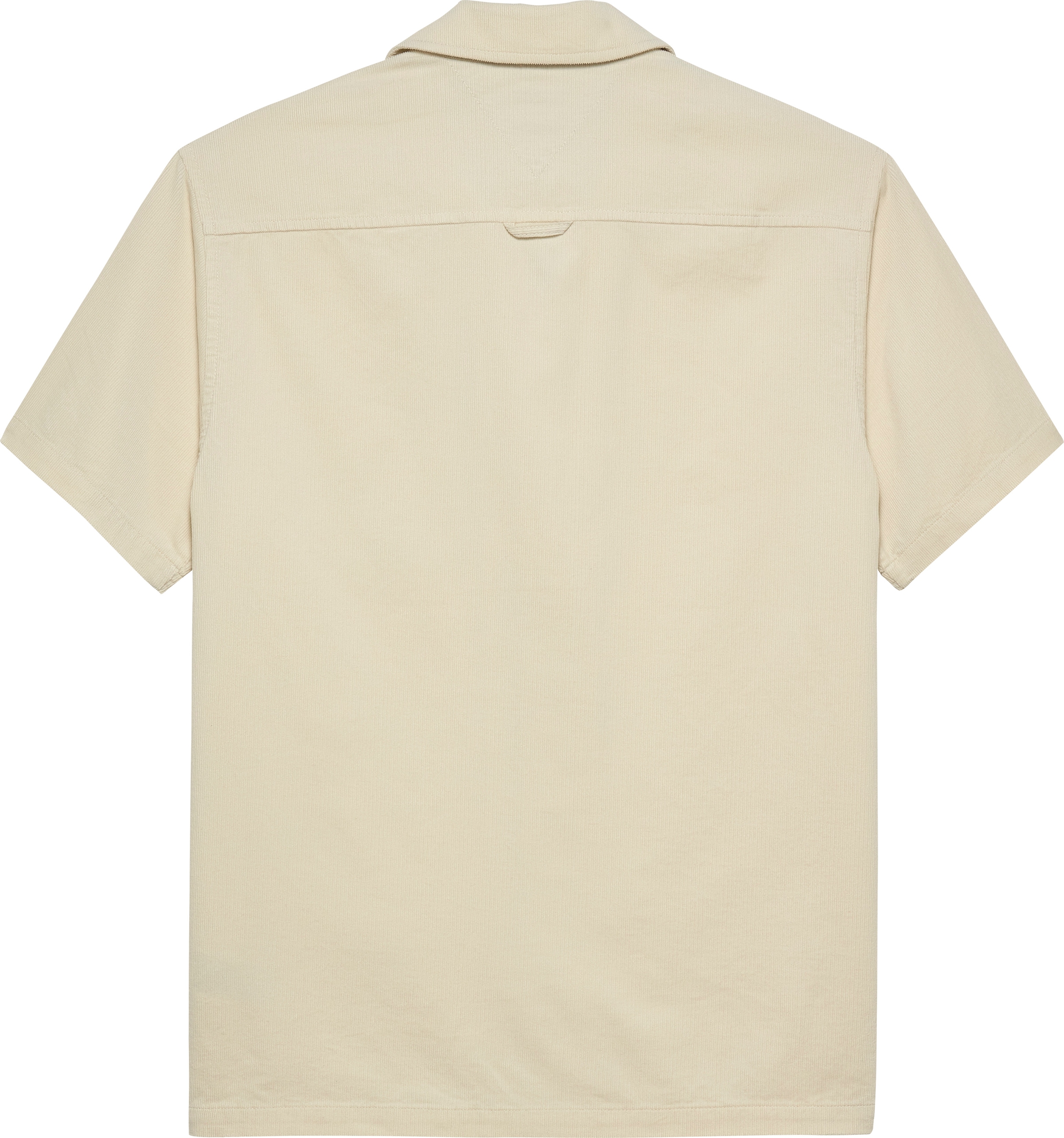 Tommy Jeans Kurzarmhemd »TJM CORD REG CAMP SHIRT«, Mit Rundhalsausschnitt