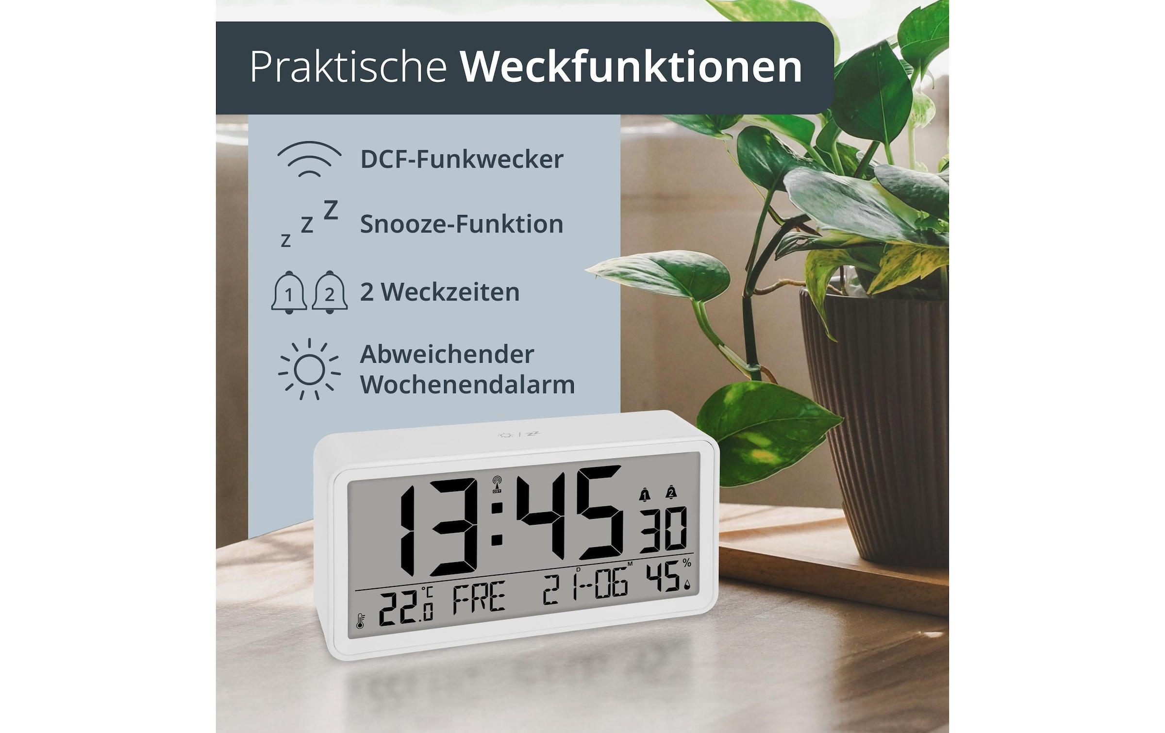 ADE Tischuhr »digital«