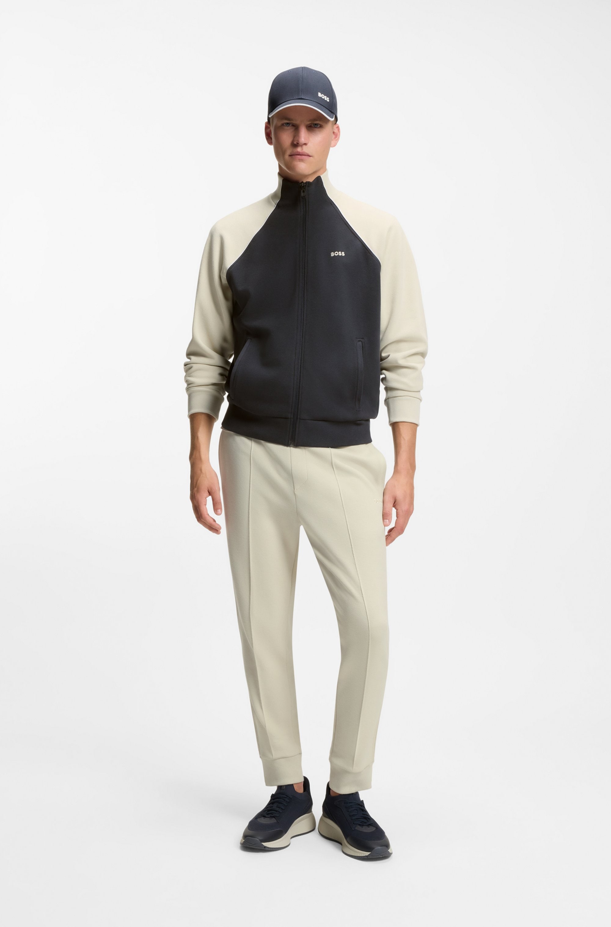 BOSS GREEN Veste sweat »Skaz« mit Markenlabel