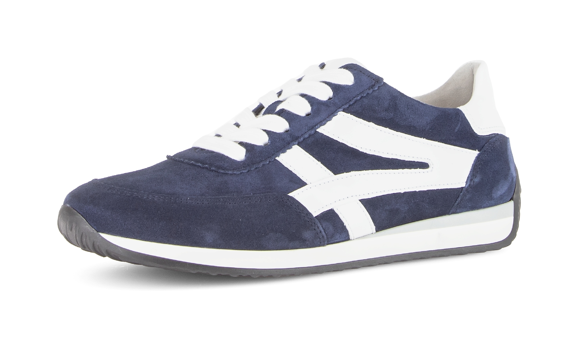 Image of Gabor Keilsneaker "Davos", Freizeitschuh, Komfortschuh, Schnürschuh mit Kontrastbesatz, H-Weite