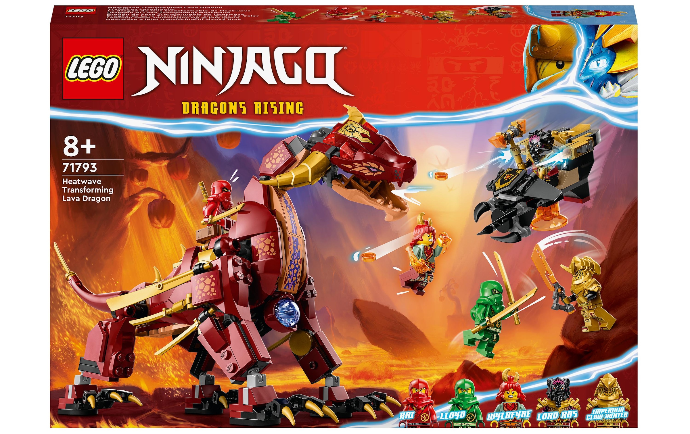 LEGO® Spielbausteine »Ninjago Wyldfyres Lavadrache«, (479 St.)