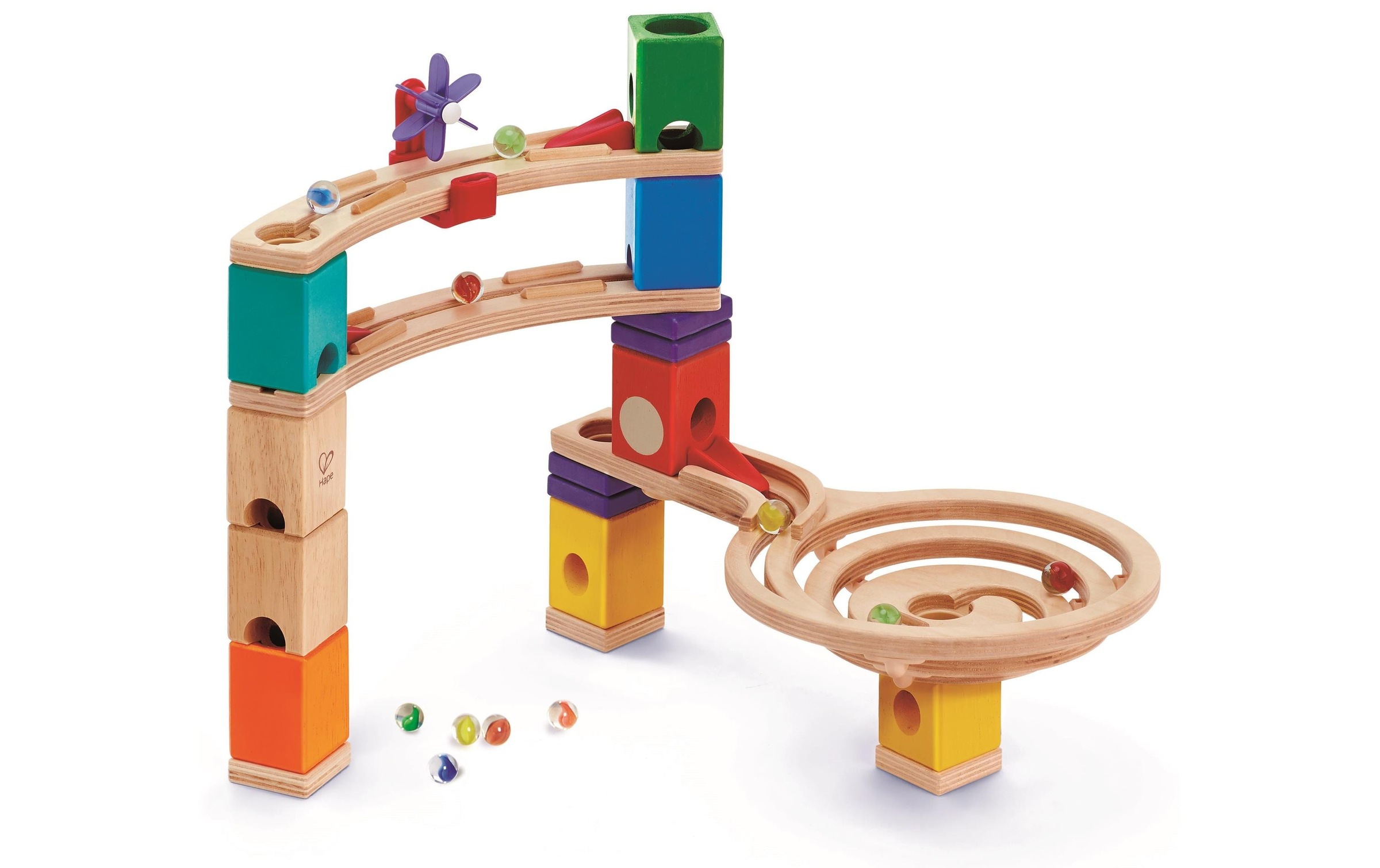 Image of Hape Kugelbahn »Quadrilla: Endspurt«, (58 tlg.) bei Ackermann Versand Schweiz