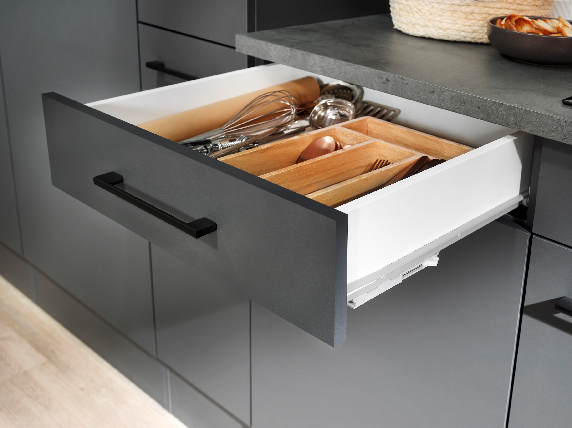 RESPEKTA Küchenzeile »Oliver« Breite 280 cm, 90 cm Arbeitshöhe, in exklusiver Konfiguration für OTTO