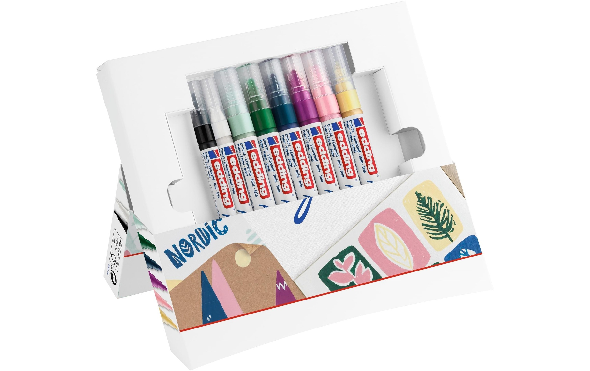 edding Marker »Starter Set 8-teilig«, (8 tlg.), Strichstärke 3mm